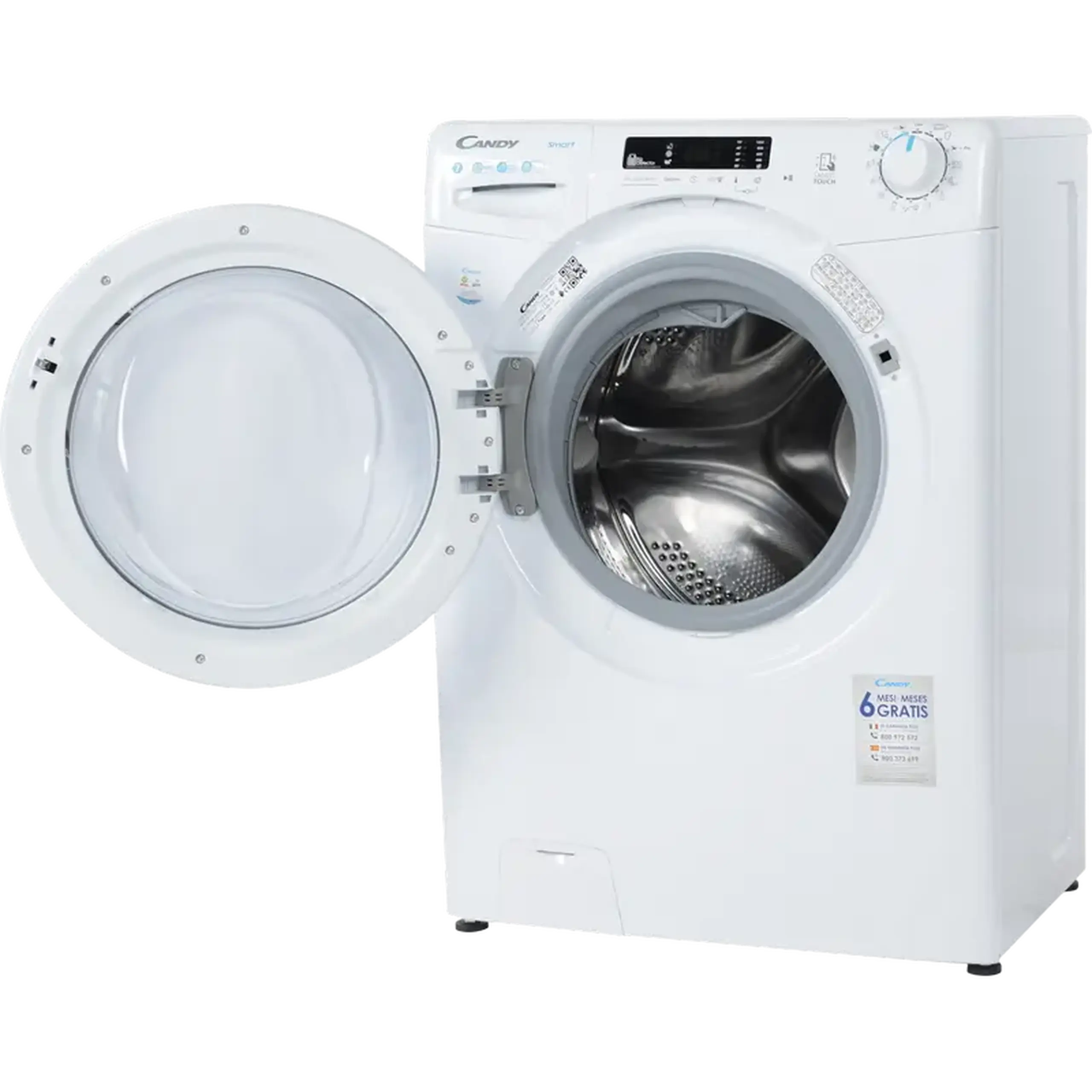 Mașină de spălat Candy CS4 1072DE/1-S, 7kg, Alb