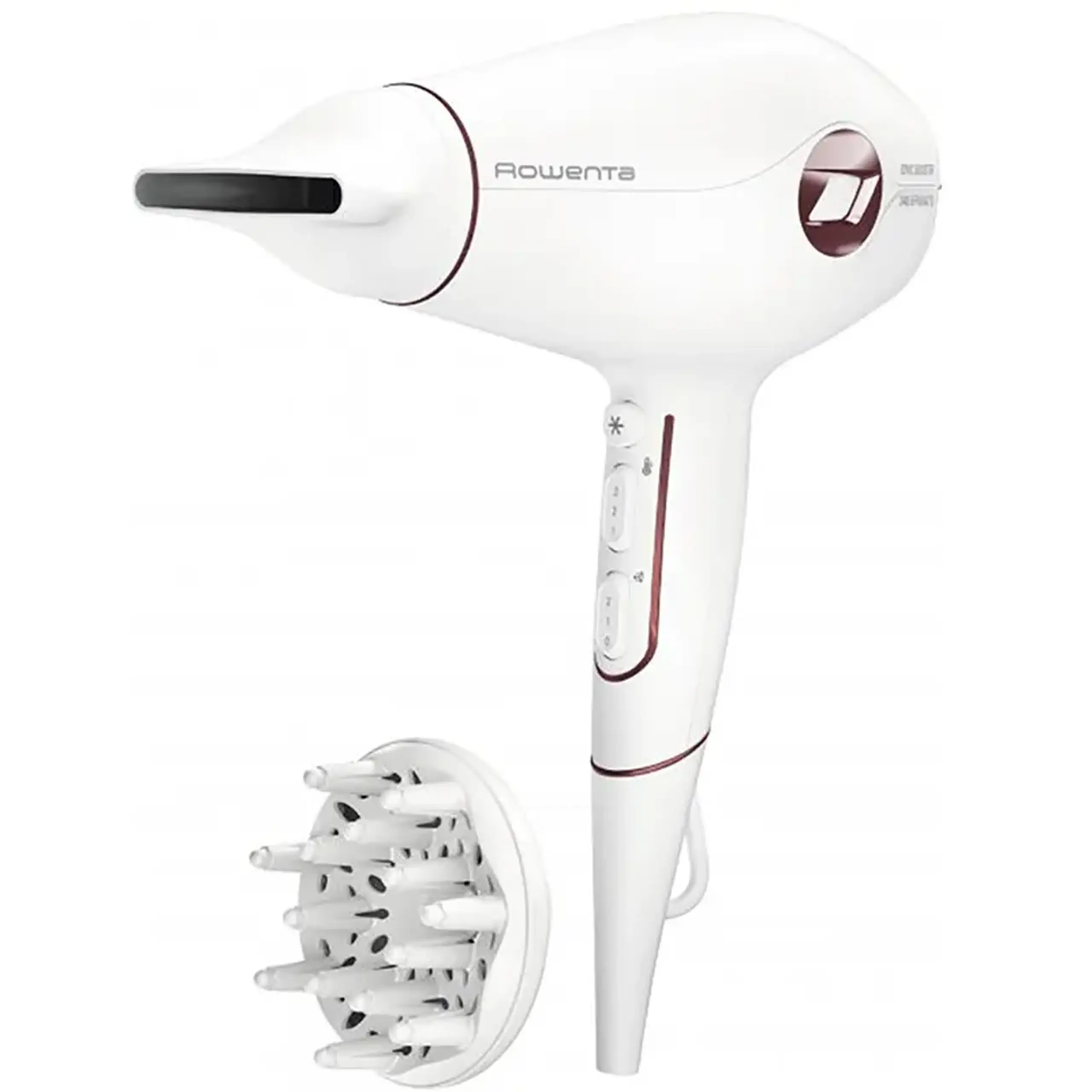 Uscător de păr Rowenta Volumizer CV6135F0, 1780 W, Alb