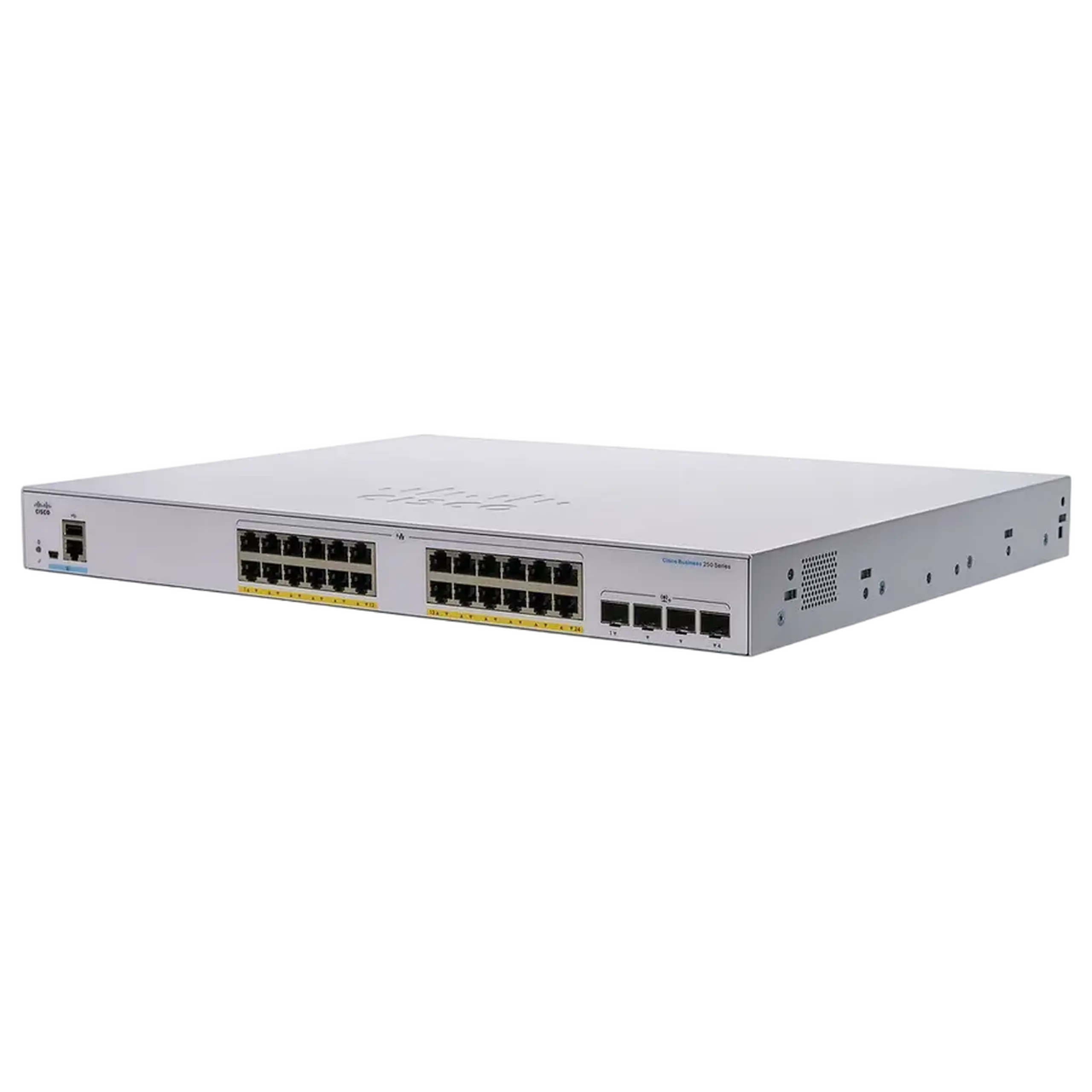 Switch de rețea Cisco CBS250-24P-4X, 24x 10/100/1000 Mbps