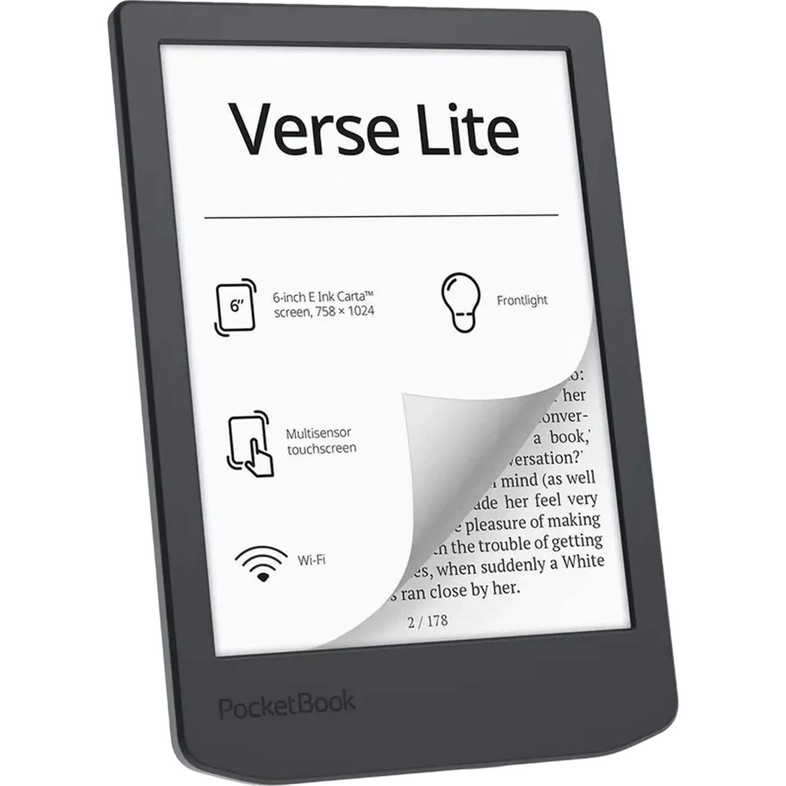 eBook Reader PocketBook 619 Verse Lite, Gri