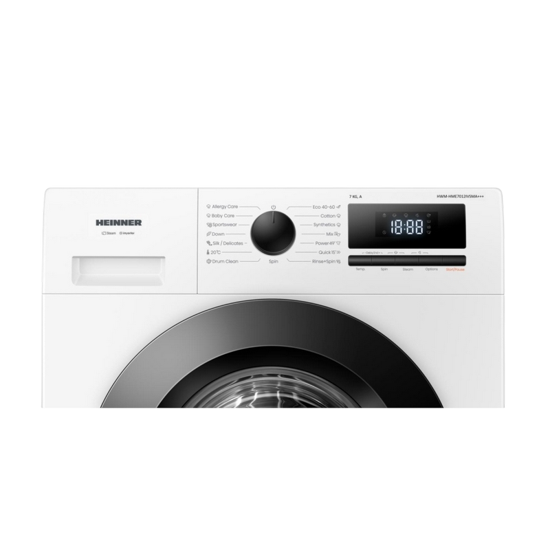 Mașină de spălat Heinner HWM-HME7012IVSMA+++, 7kg, Alb