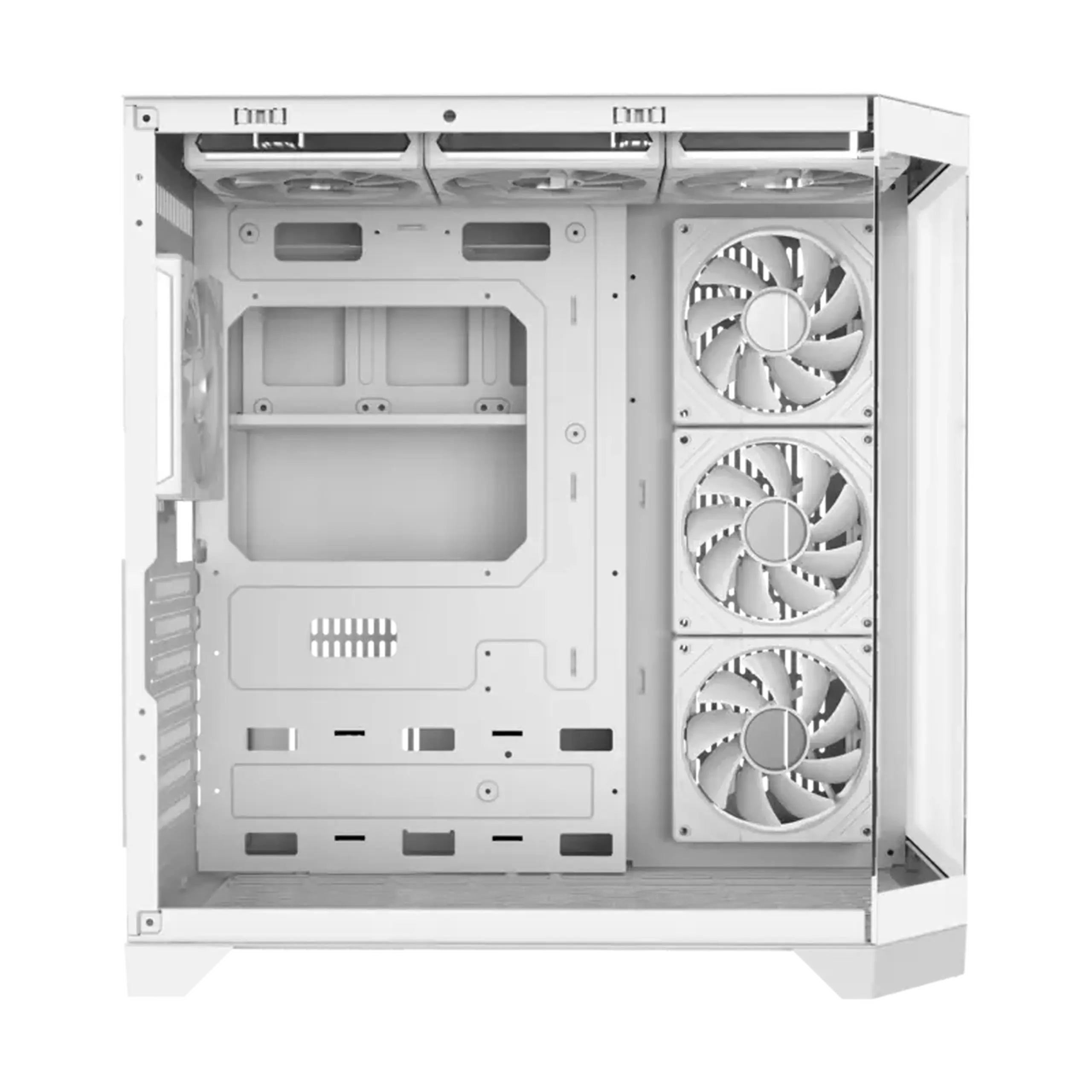 Carcasă PC Gamemax HYPE-A, Midi-Tower, Fără PSU, Alb