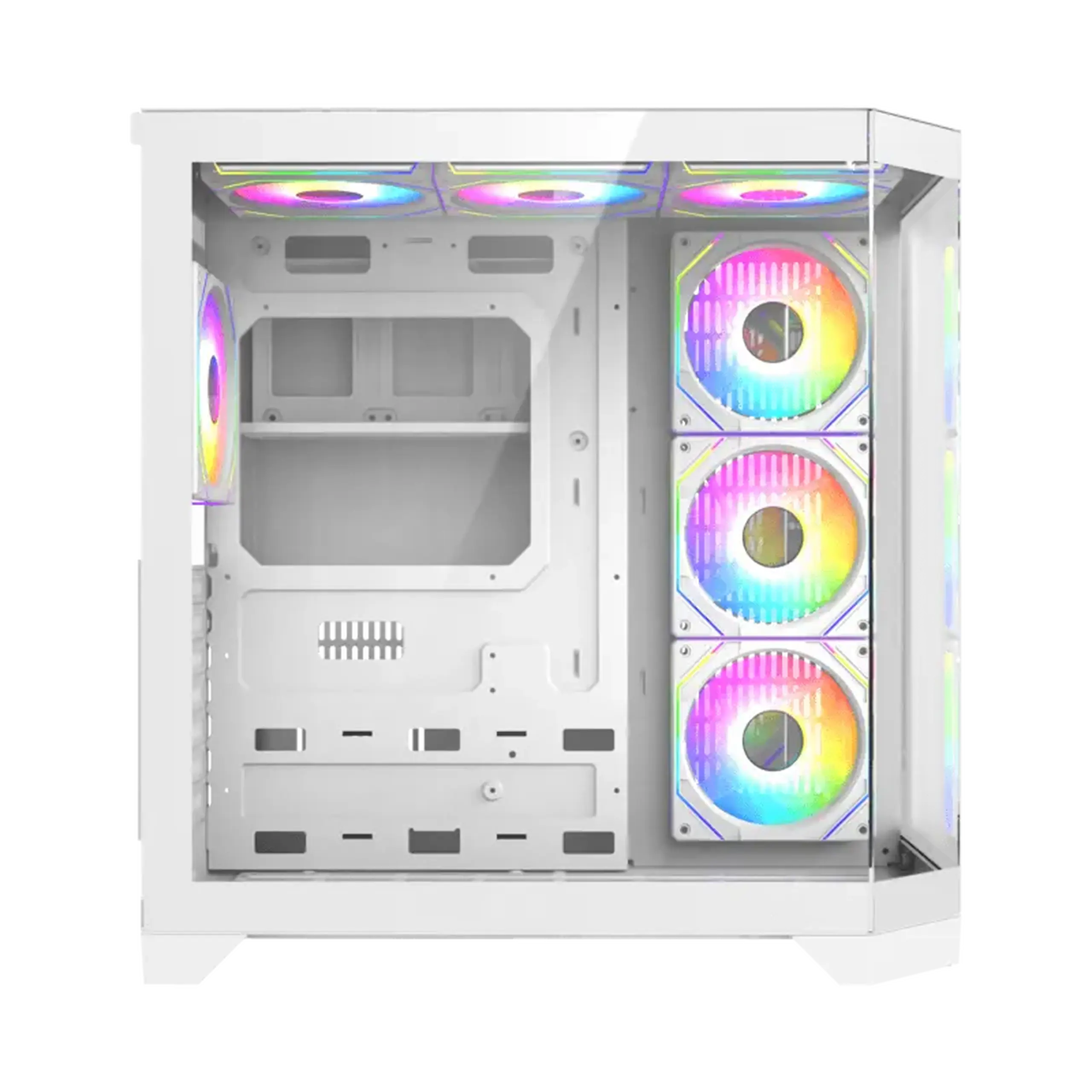 Carcasă PC Gamemax HYPE-A, Midi-Tower, Fără PSU, Alb