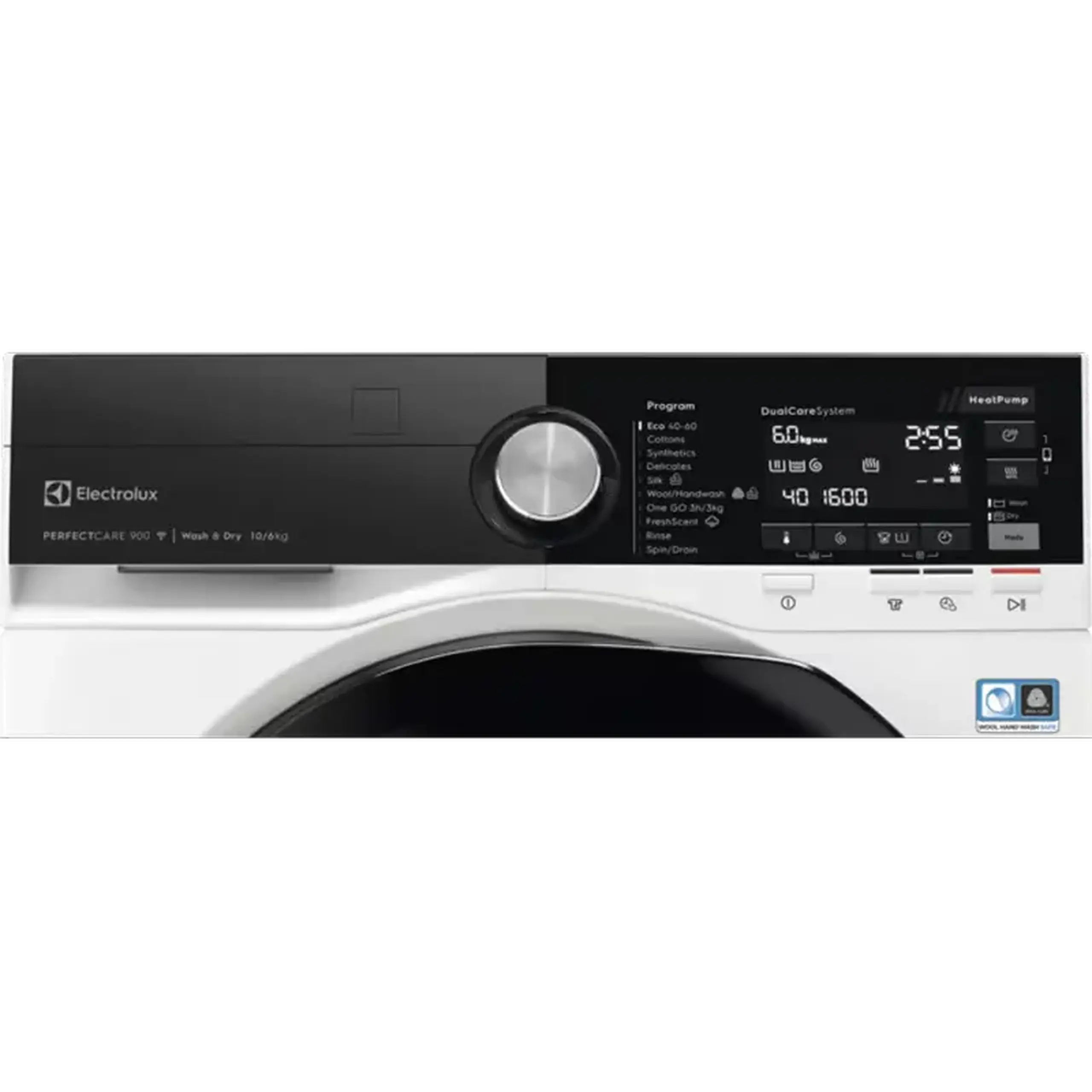 Mașină de spălat cu uscător Electrolux EW9WN161BCE, 10kg, Alb