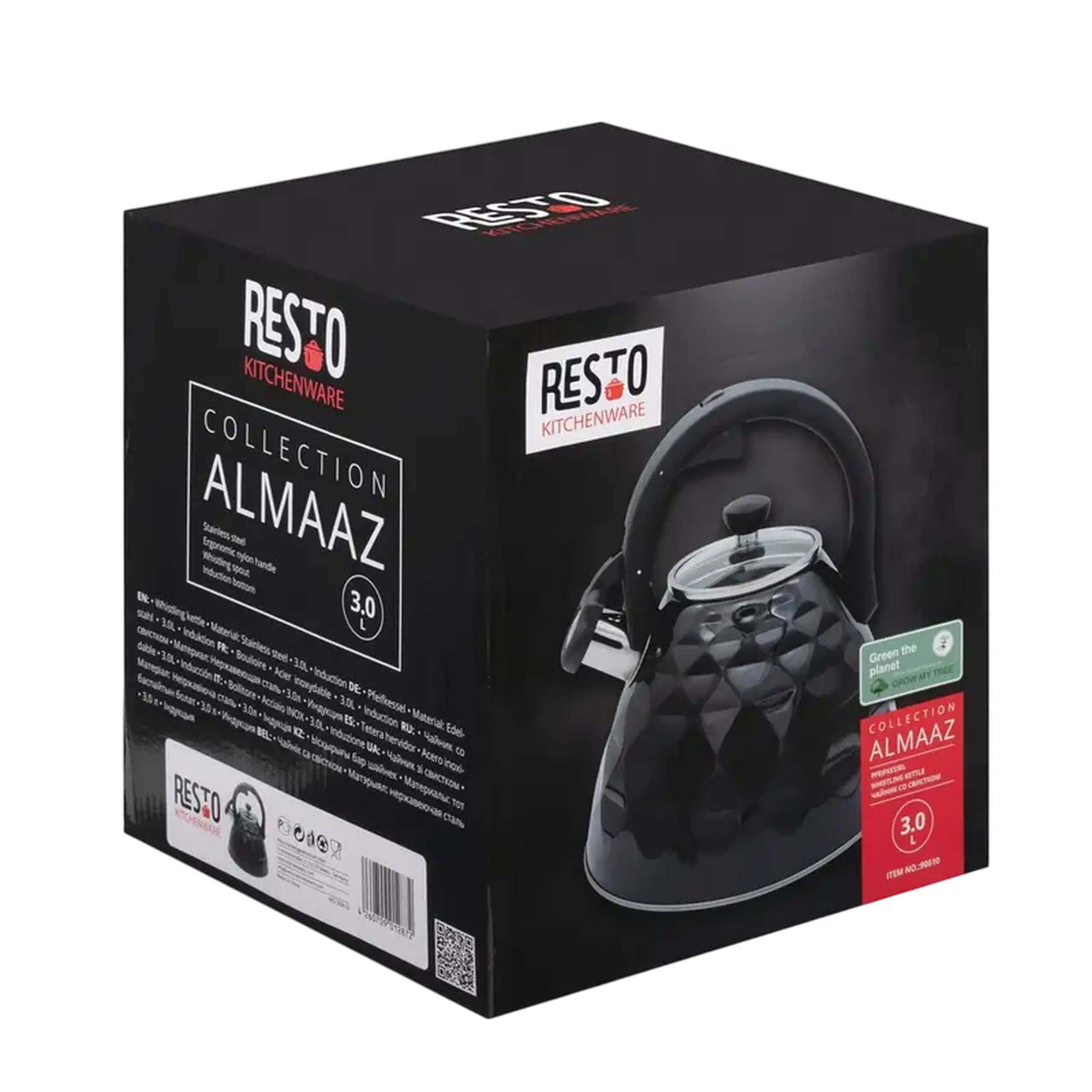 Ceainic RESTO 90610, 3L, Negru