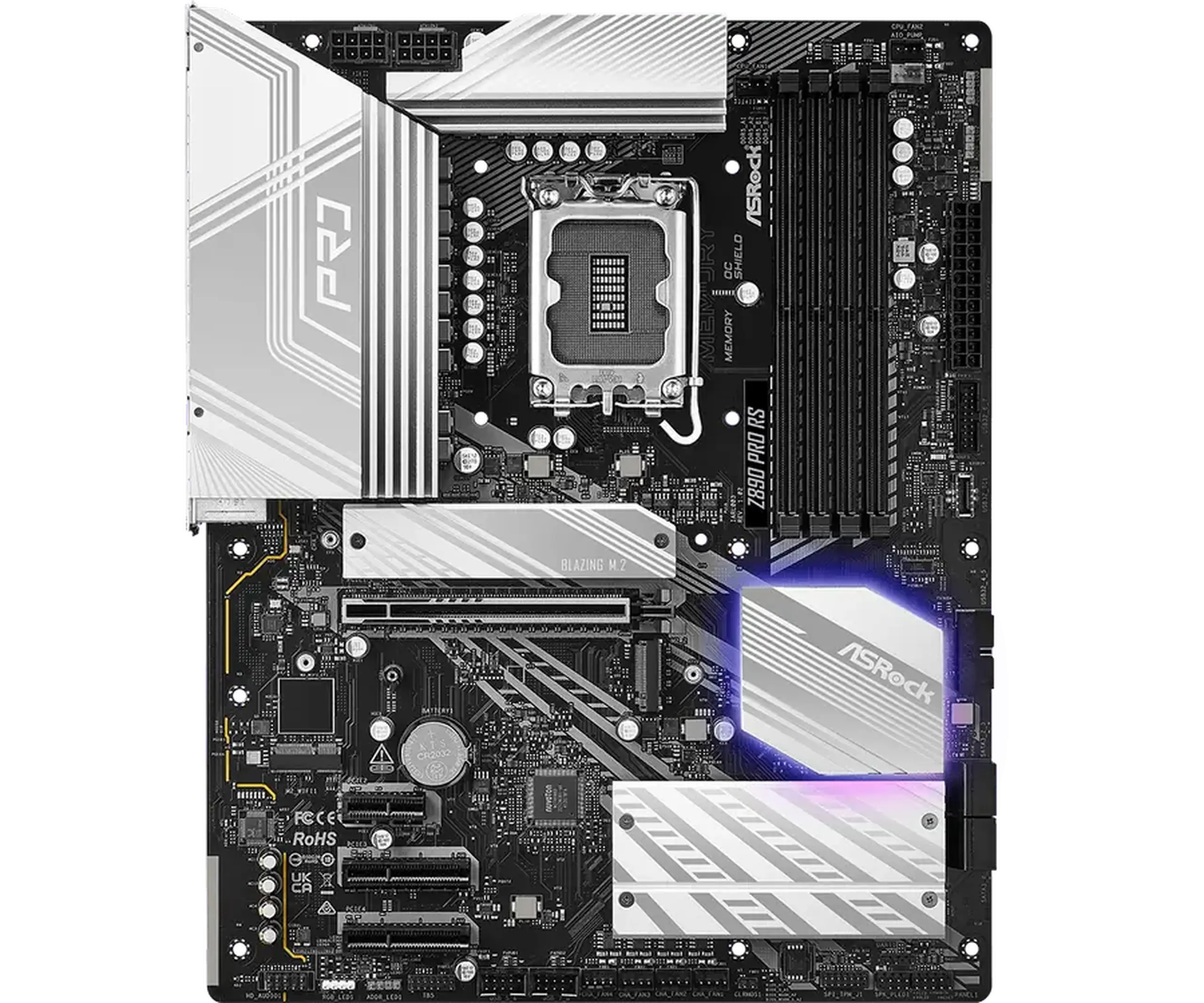 Placă de bază ASRock Z890 PRO RS, LGA1851, Intel Z890, ATX