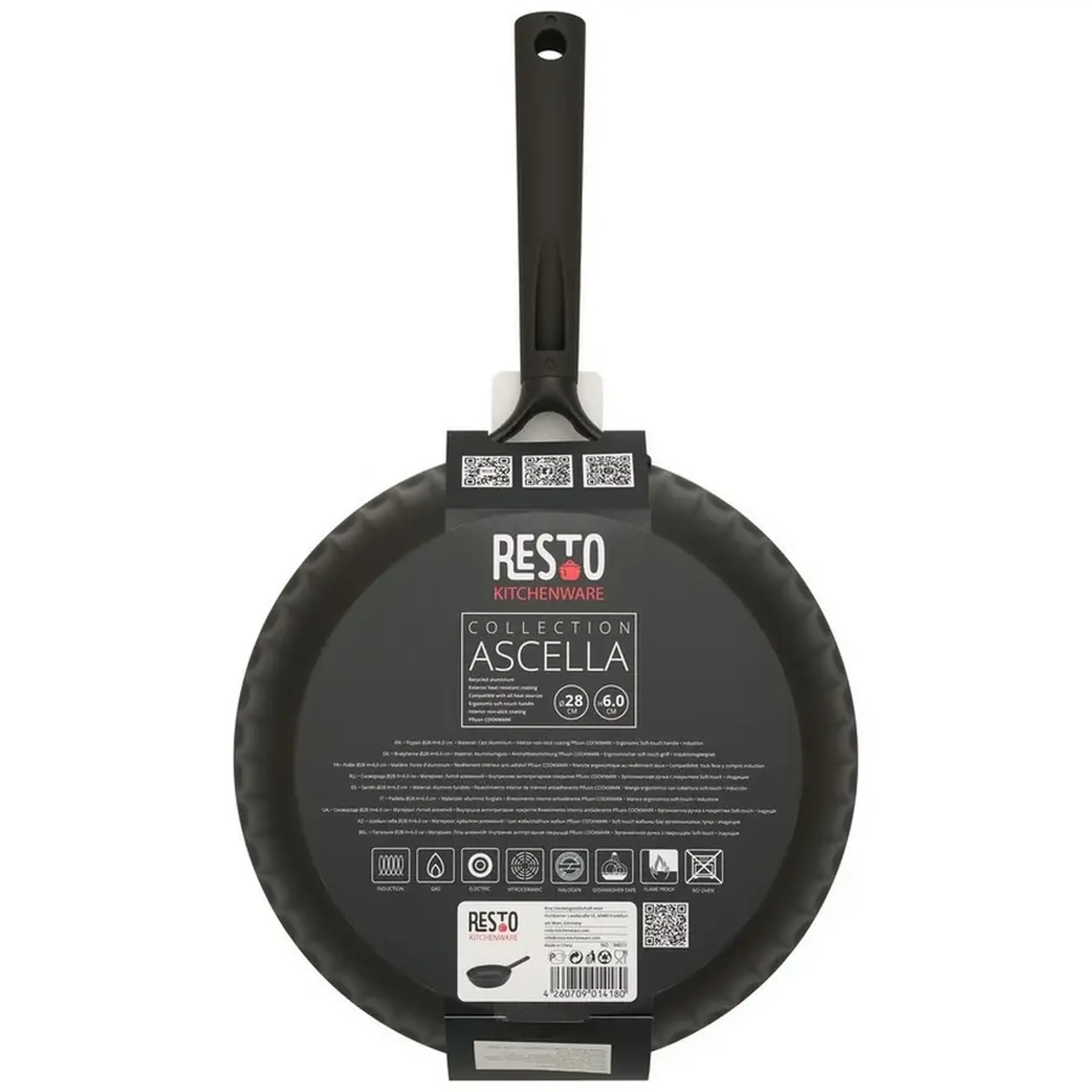 Tigaie RESTO 94011, Negru