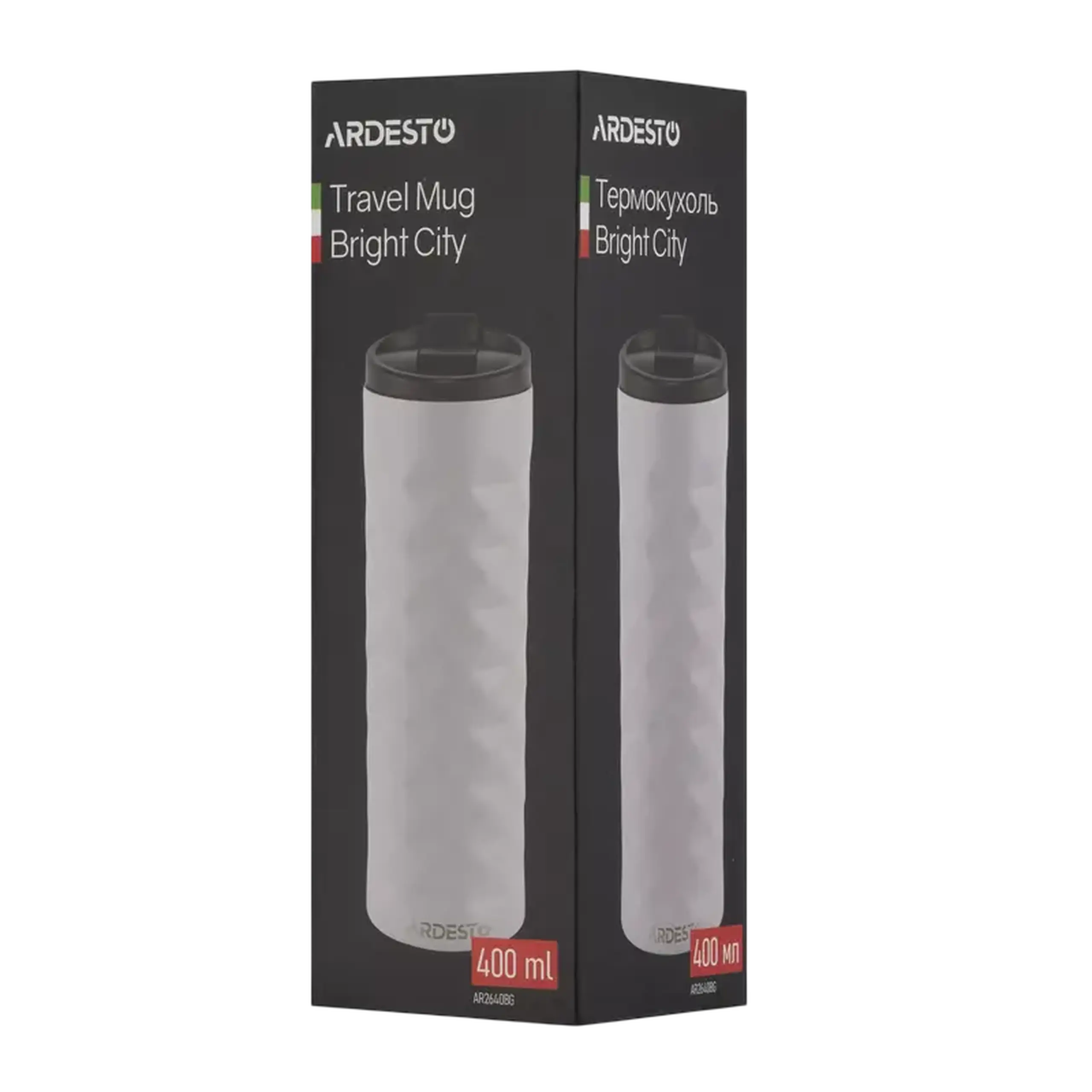 Cană termos Ardesto AR2640BG, 0,4L, Bej