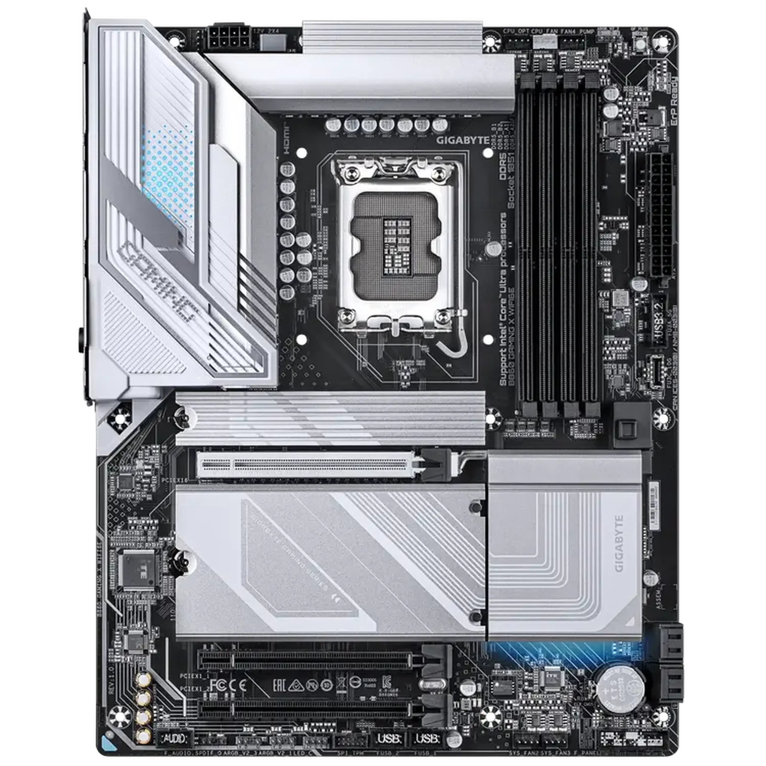 Placă de bază Gigabyte B860 GAMING X WIFI6E, LGA1851, Intel B860, ATX