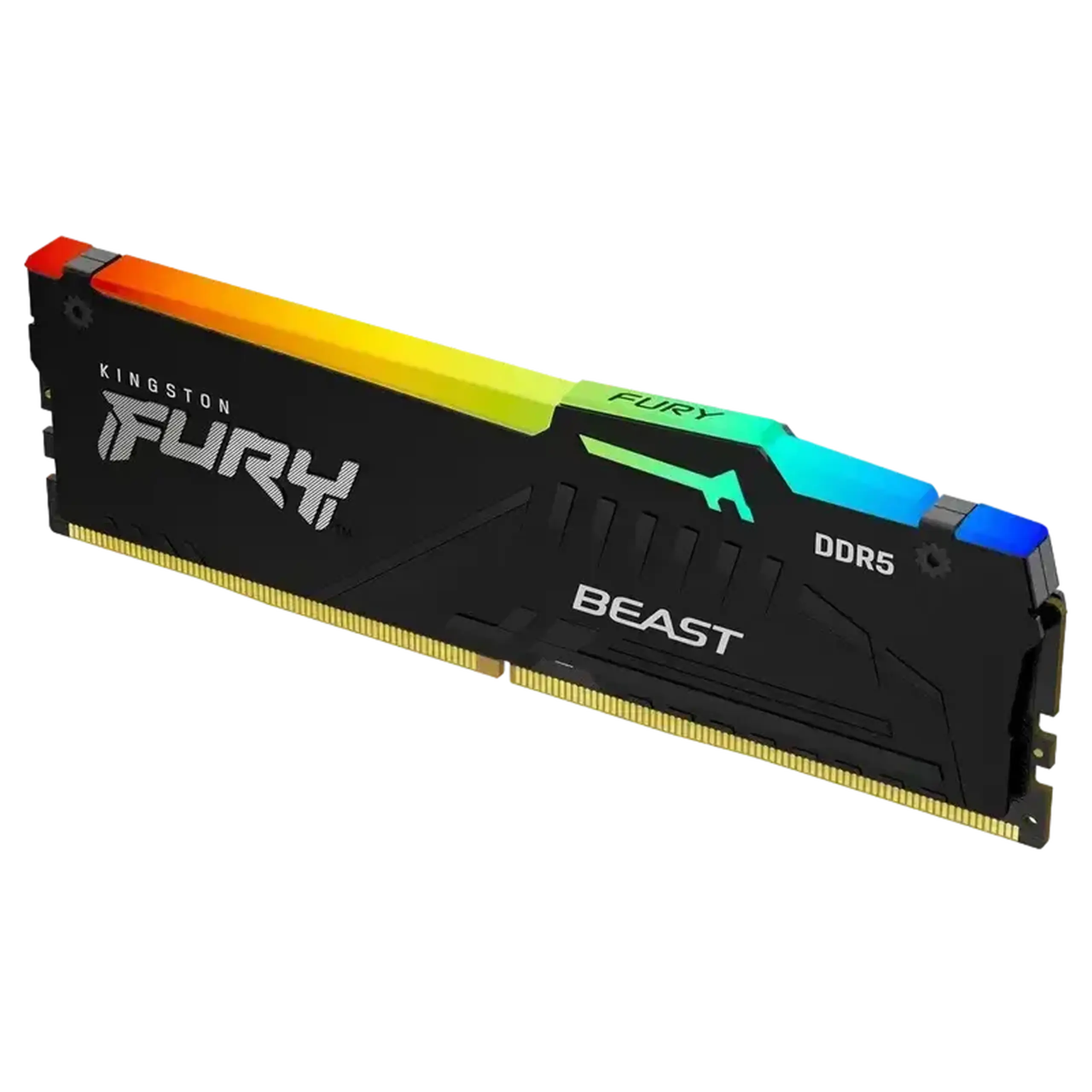 Memorie RAM Kingston FURY Beast RGB, DDR5 SDRAM, 5600 MHz, 128GB, KF556C36BBEAK2-128