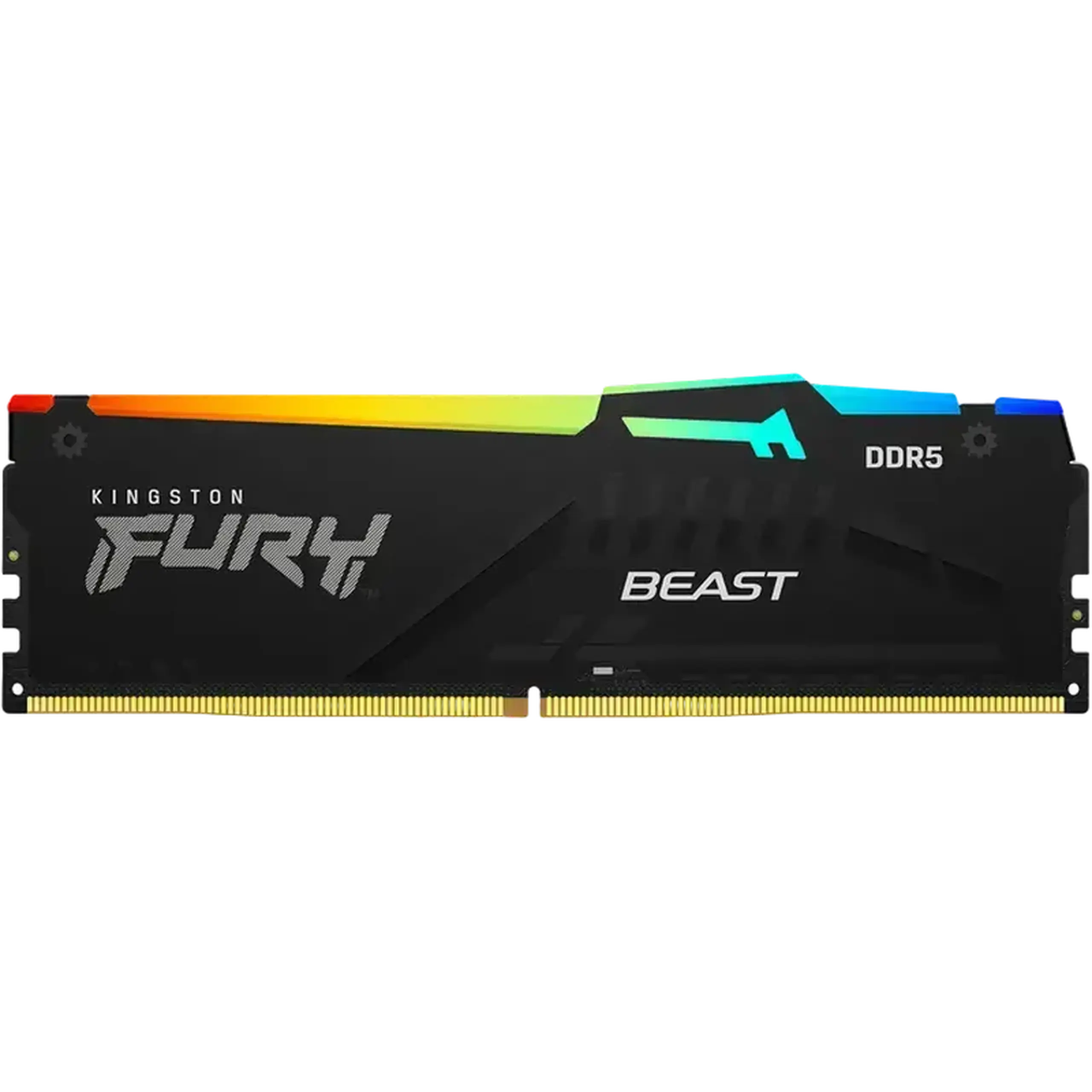 Memorie RAM Kingston FURY Beast RGB, DDR5 SDRAM, 5600 MHz, 128GB, KF556C36BBEAK2-128