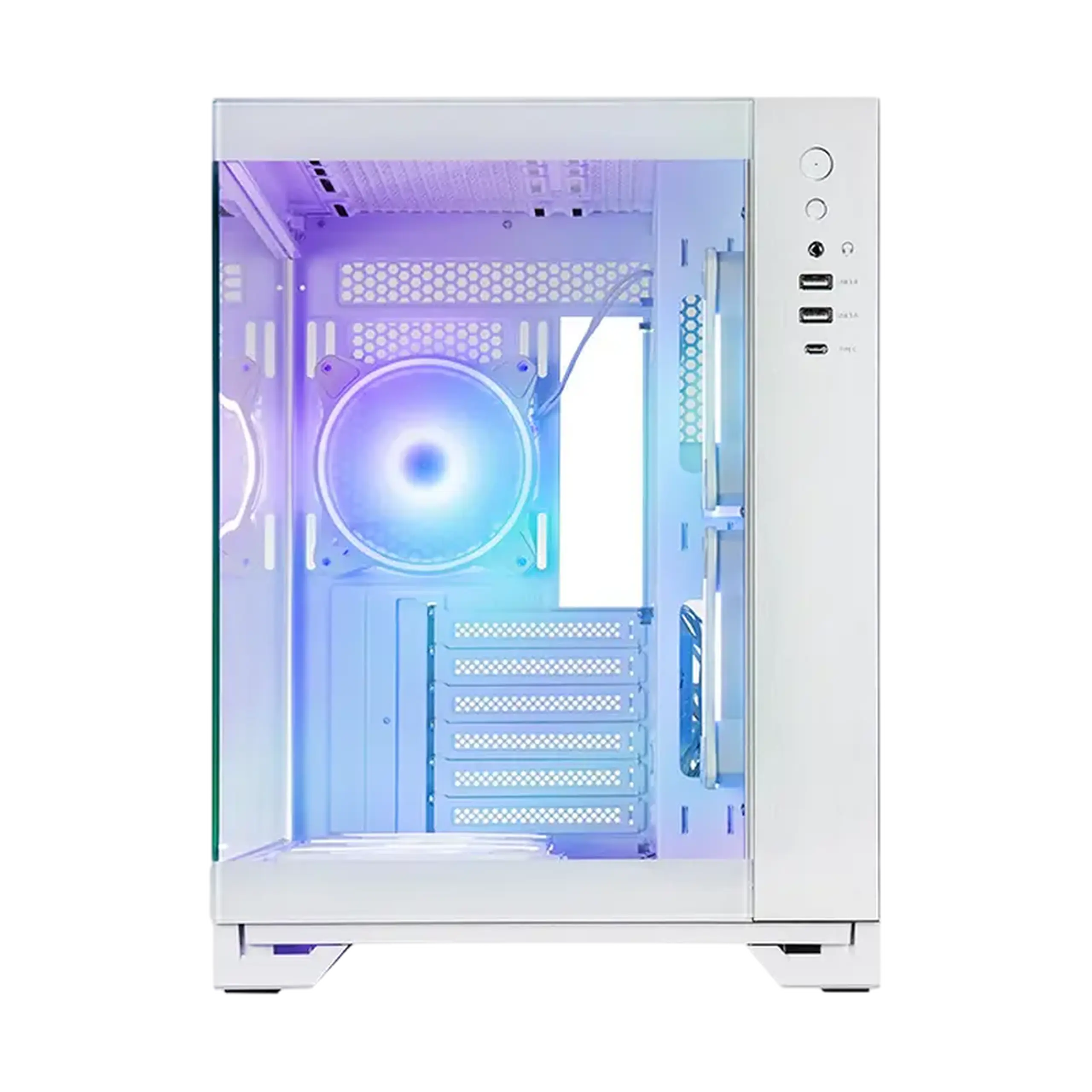 Carcasă PC Chieftec Visio, Midi-Tower, Fără PSU, Alb