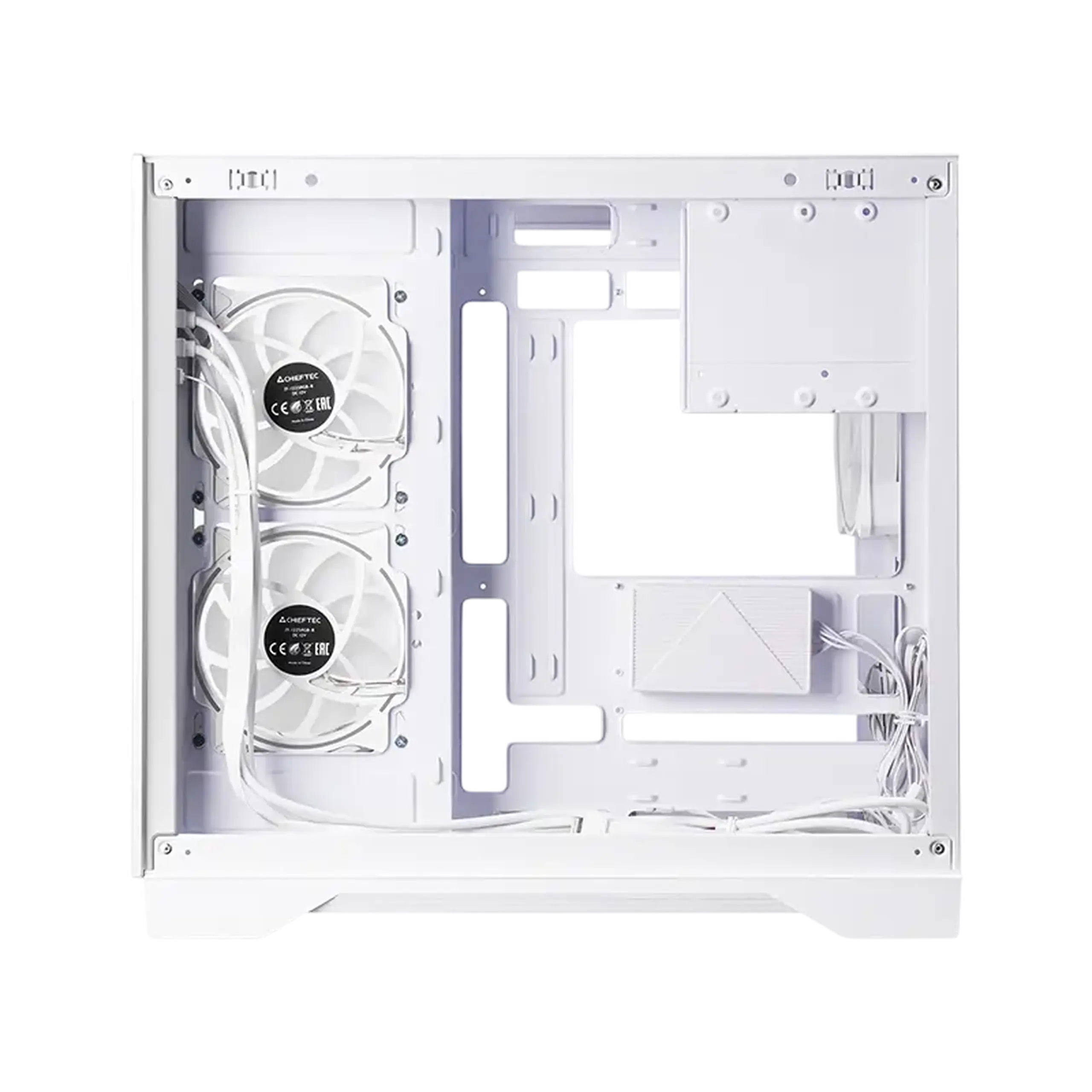 Carcasă PC Chieftec Visio, Midi-Tower, Fără PSU, Alb