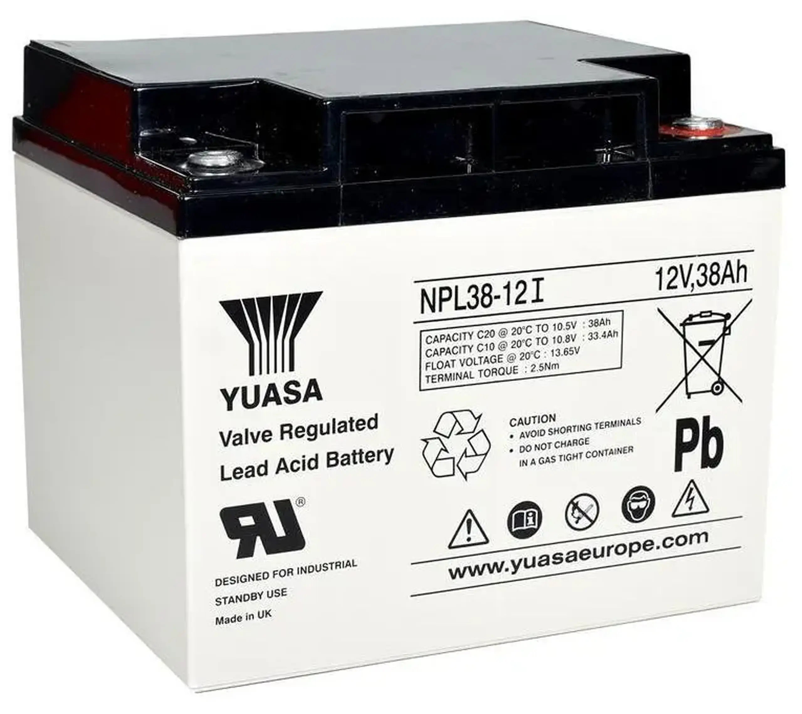 Acumulator UPS Yuasa NPL38-12I, 12V 38