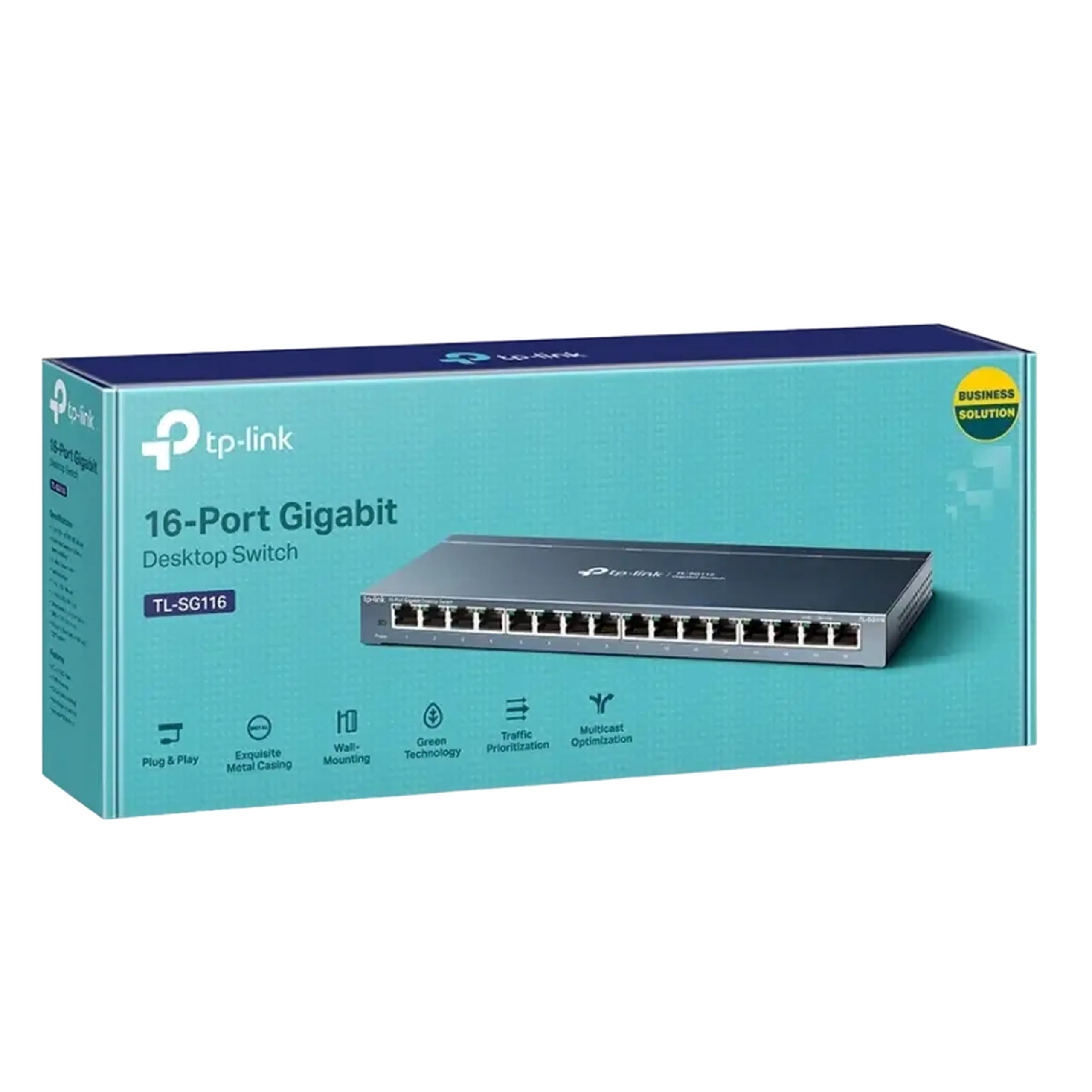 Switch de rețea TP-LINK TL-SG116, 16x 10/100/1000 Mbps