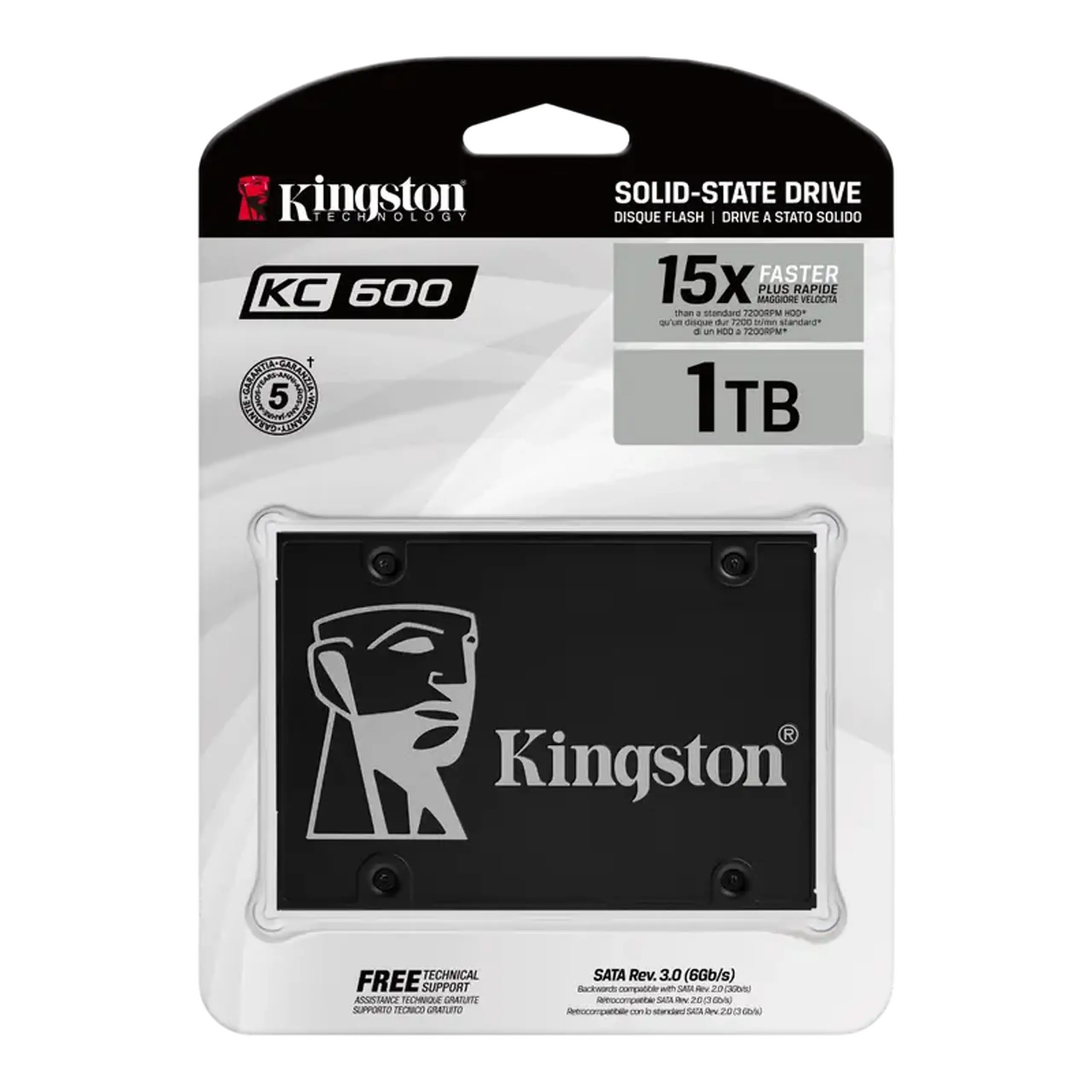 Unitate SSD Kingston KC600, 1024GB, SKC600/1024G