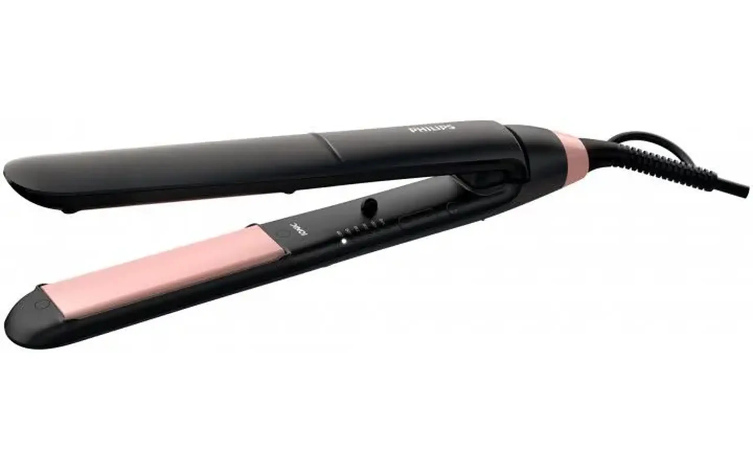 Placă de îndreptat părul PHILIPS StraightCare Essential BHS378/00, Negru