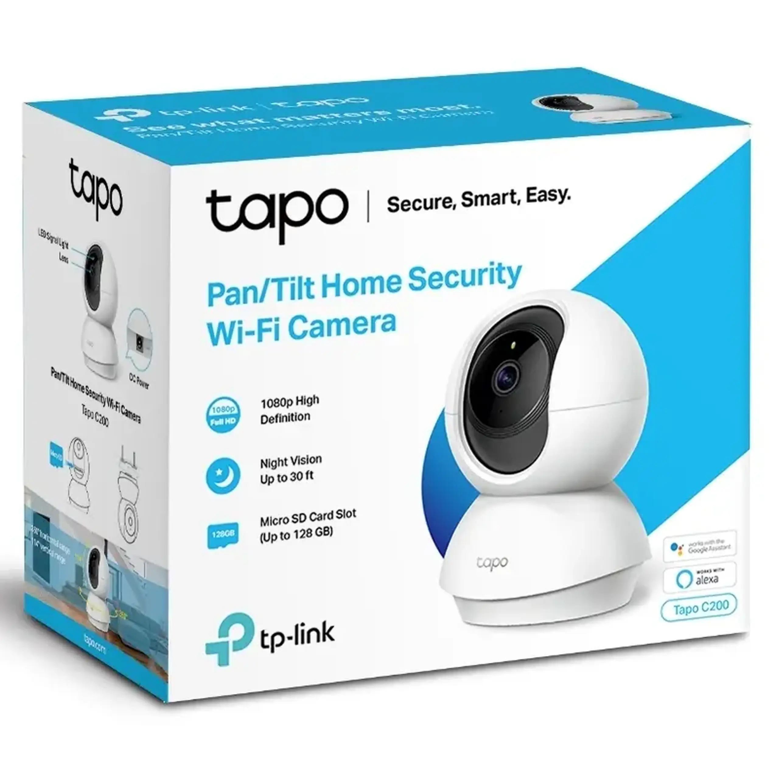 Camera de supraveghere Smart TP-LINK Tapo C200, Alb