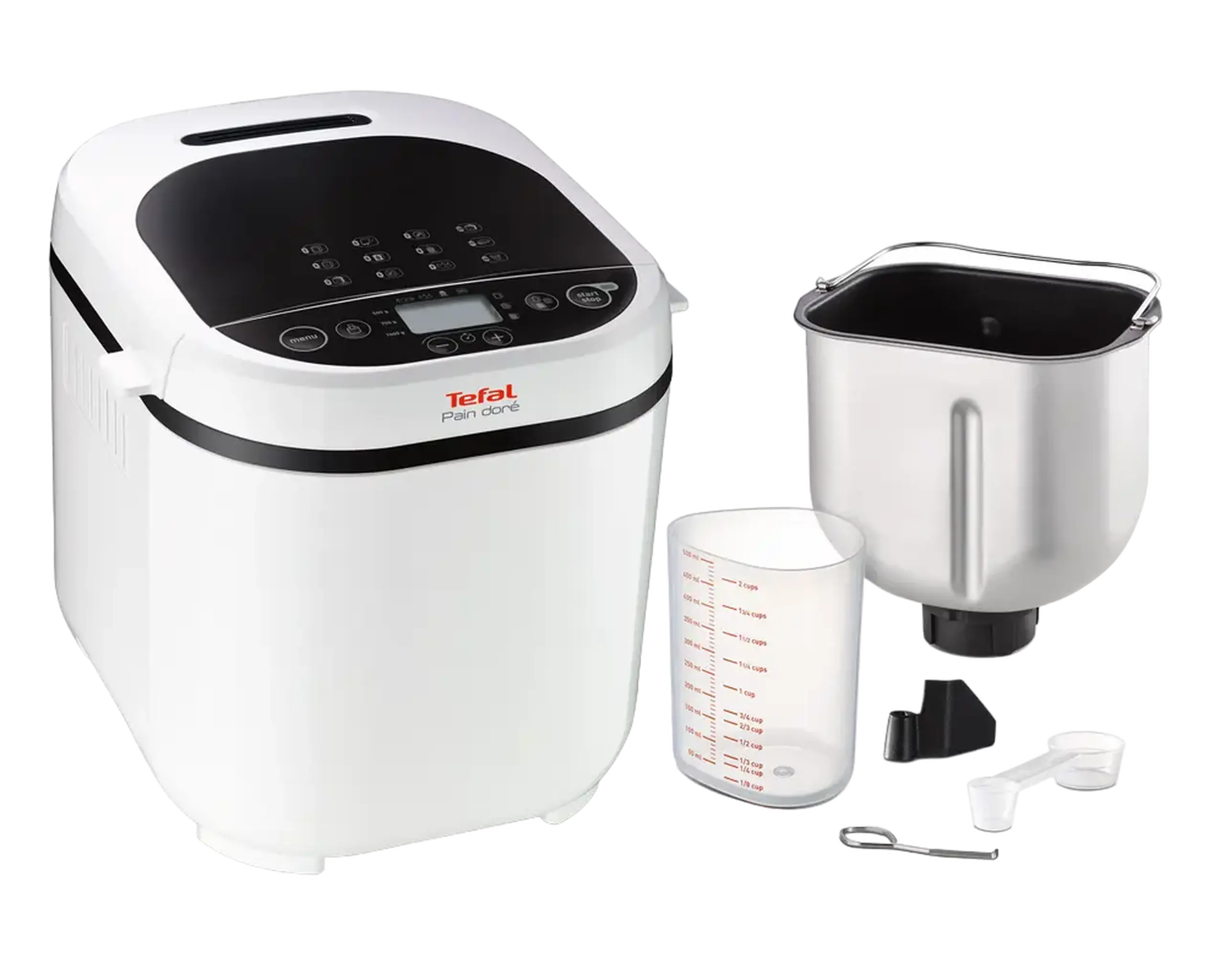 Mașină de pâine Tefal Pain Dore, Alb