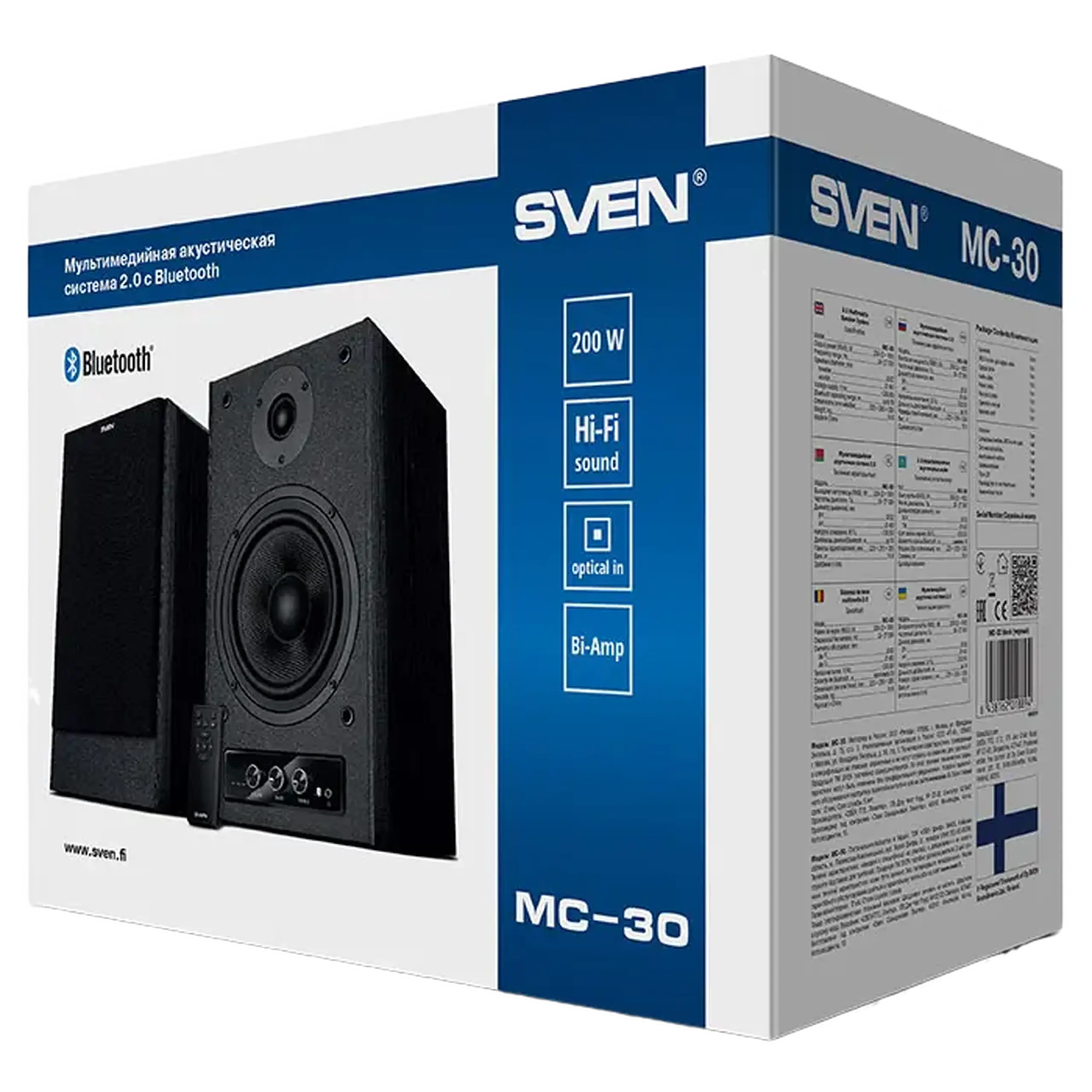 Boxe pentru calculator 2.0 SVEN MC-30, Negru