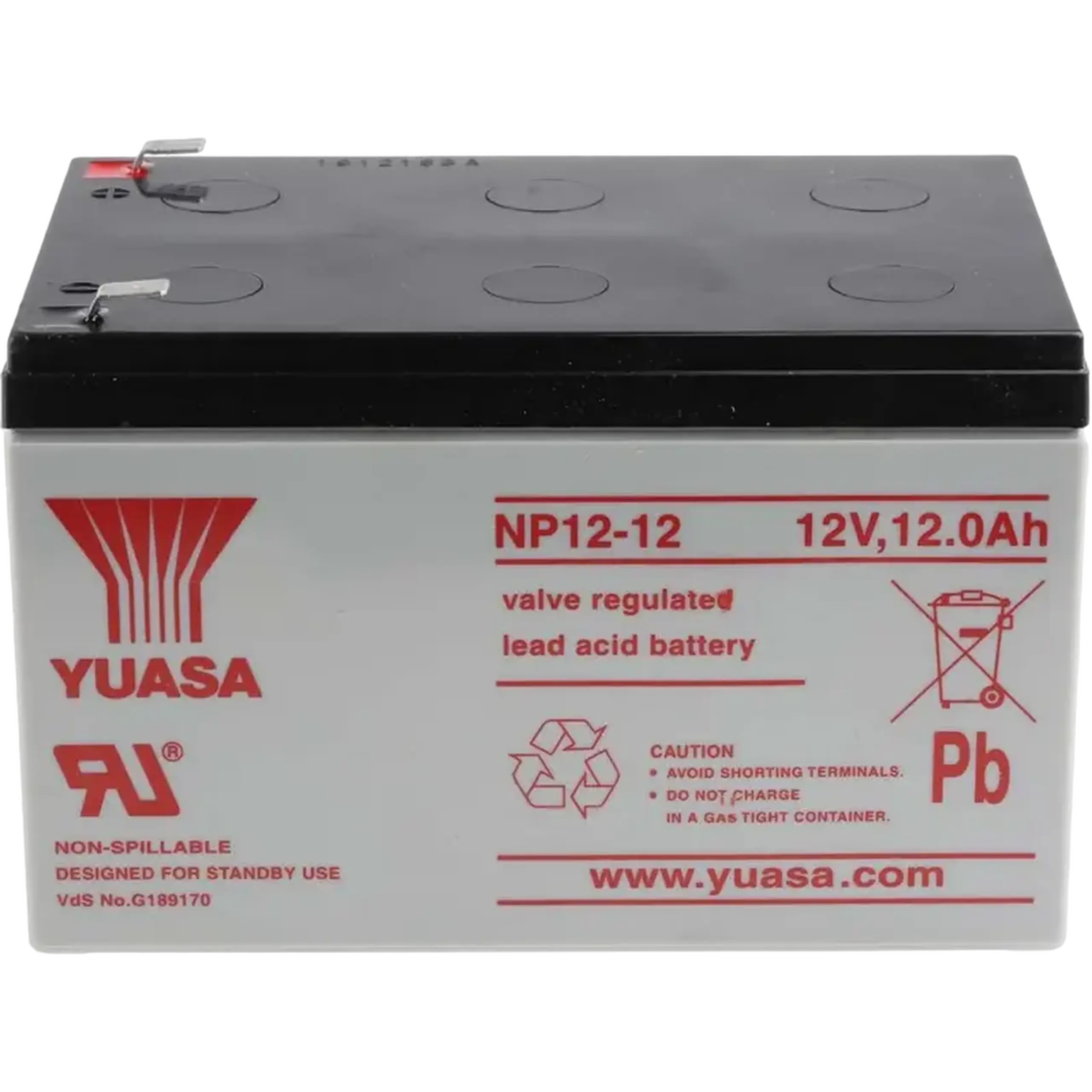 Acumulator UPS Yuasa NP12-12-TW, 12V 12