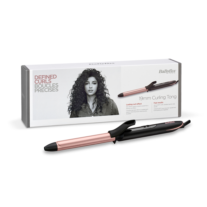 Ondulator de păr BaByliss C450E, Negru