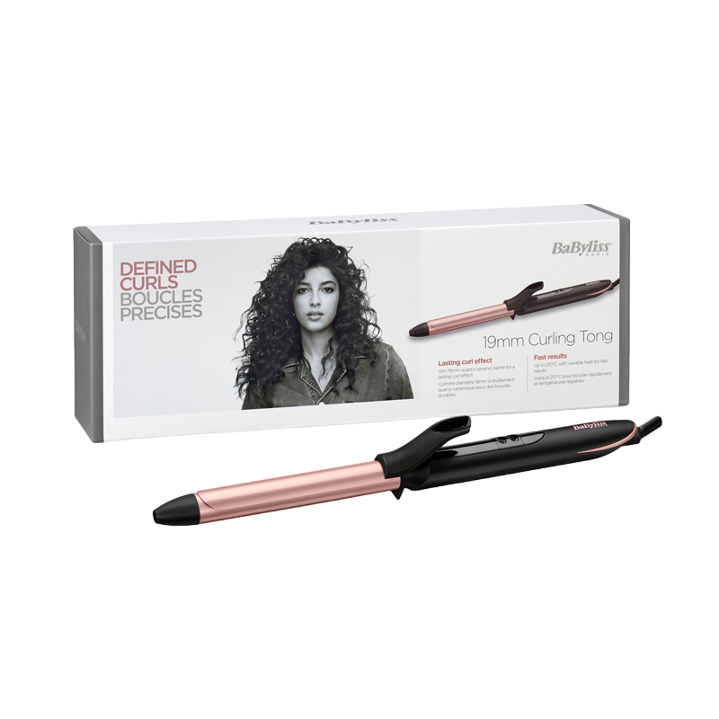 Ondulator de păr BaByliss C450E, Negru