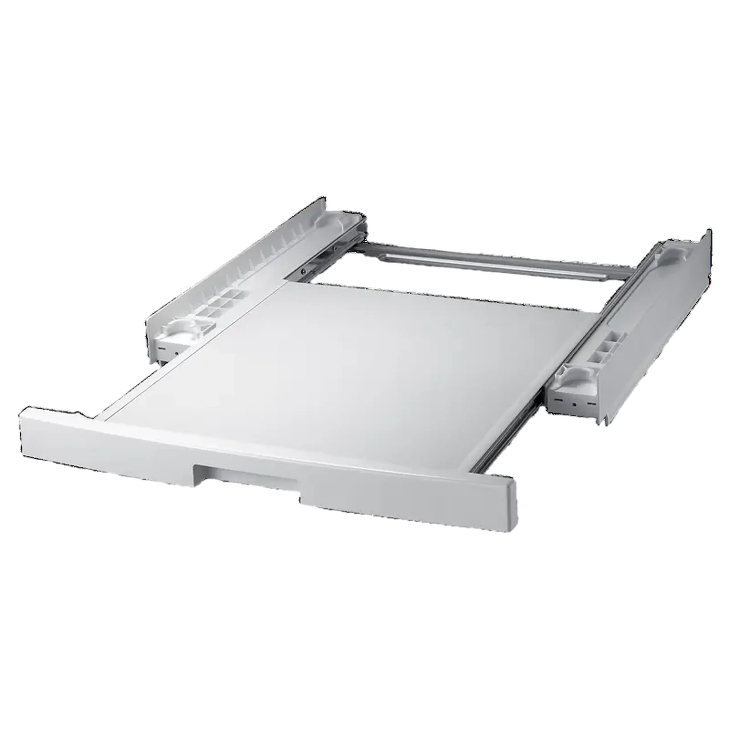 Kit cu raft extensibil pentru instalarea uscătoarelor și mașinilor de spălat Samsung SKK-DD, Alb