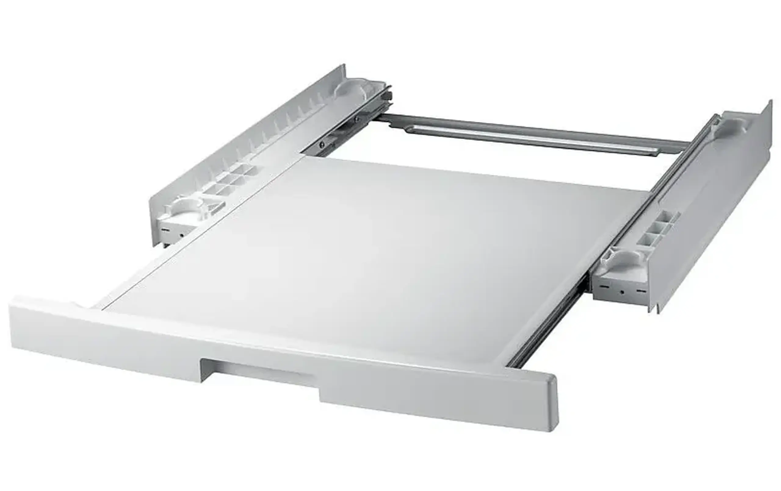 Kit cu raft extensibil pentru instalarea uscătoarelor și mașinilor de spălat Samsung SKK-DD, Alb