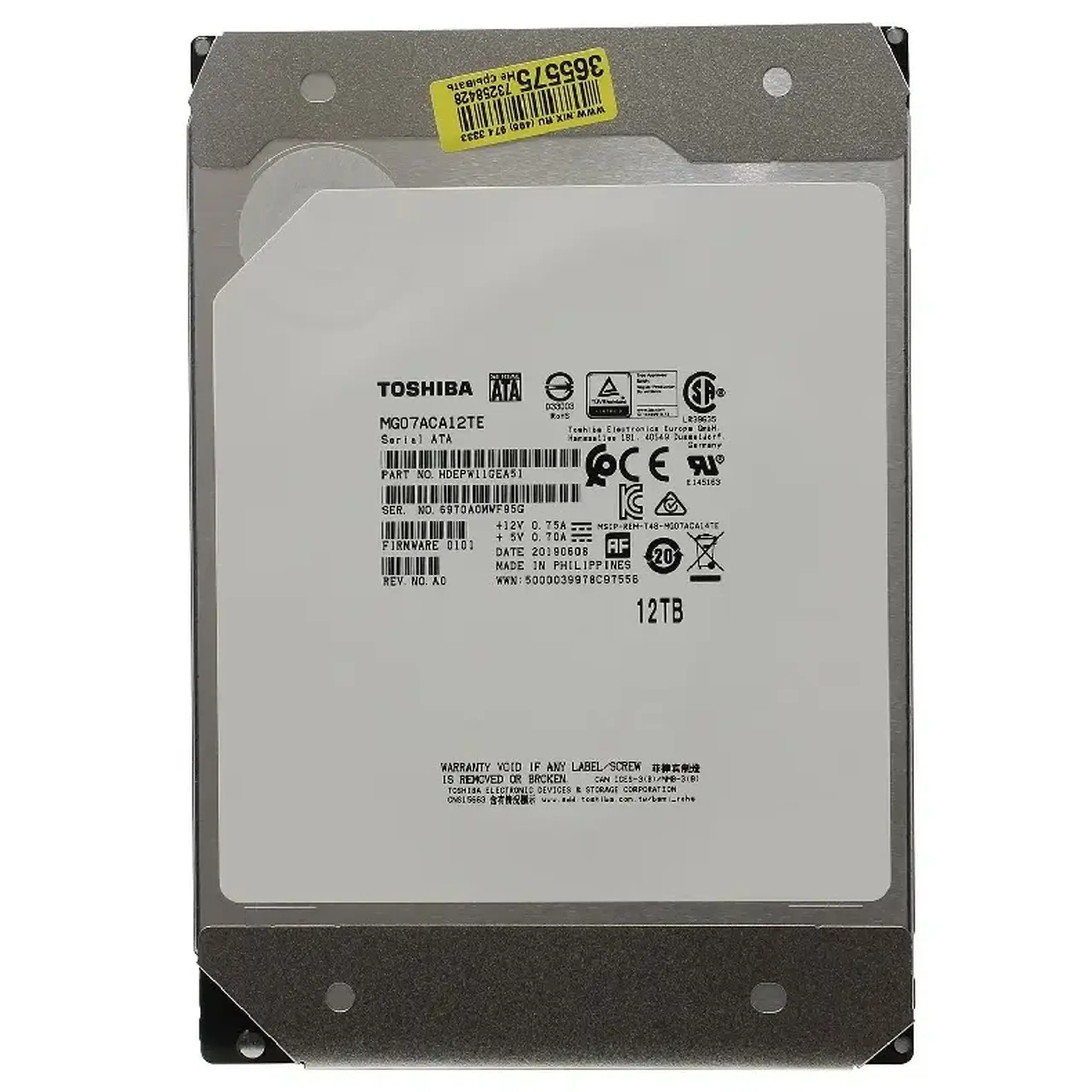 Unitate HDD Toshiba Enterprise Capacity MG07ACA, 3.5", 12 TB <MG07ACA12TE>