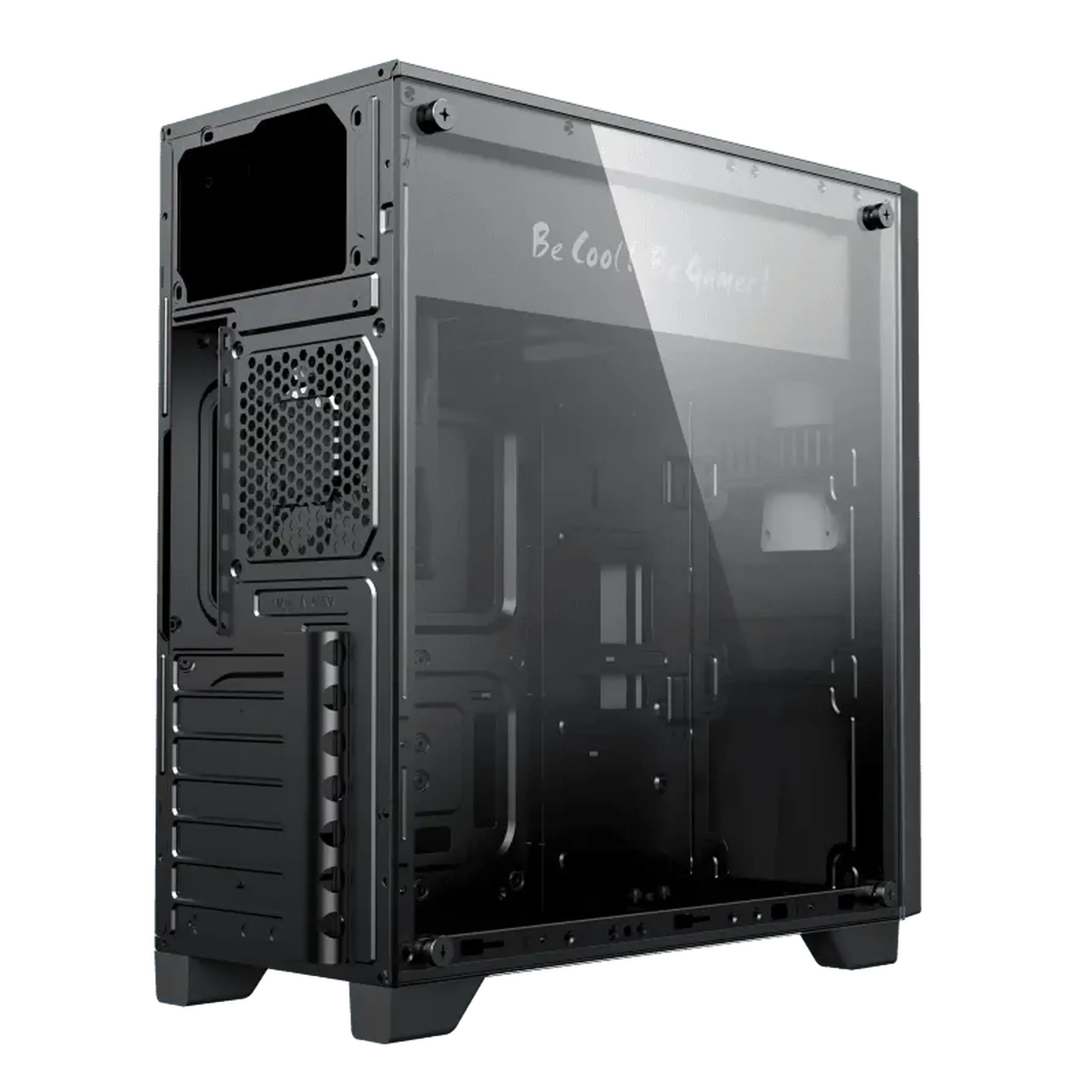 Carcasă PC Gamemax Nova N5, Midi-Tower, Fără PSU, Negru