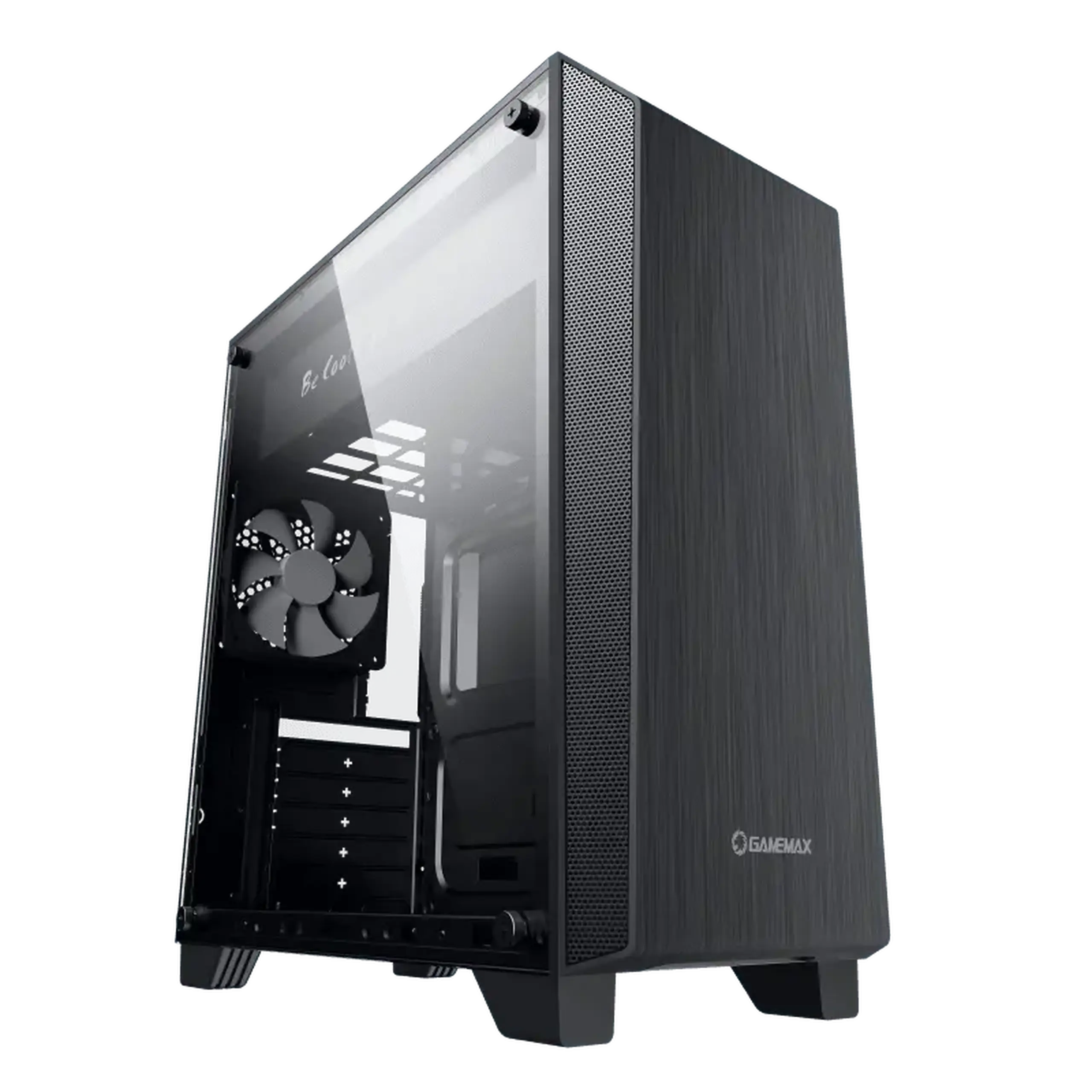 Carcasă PC Gamemax Nova N5, Midi-Tower, Fără PSU, Negru