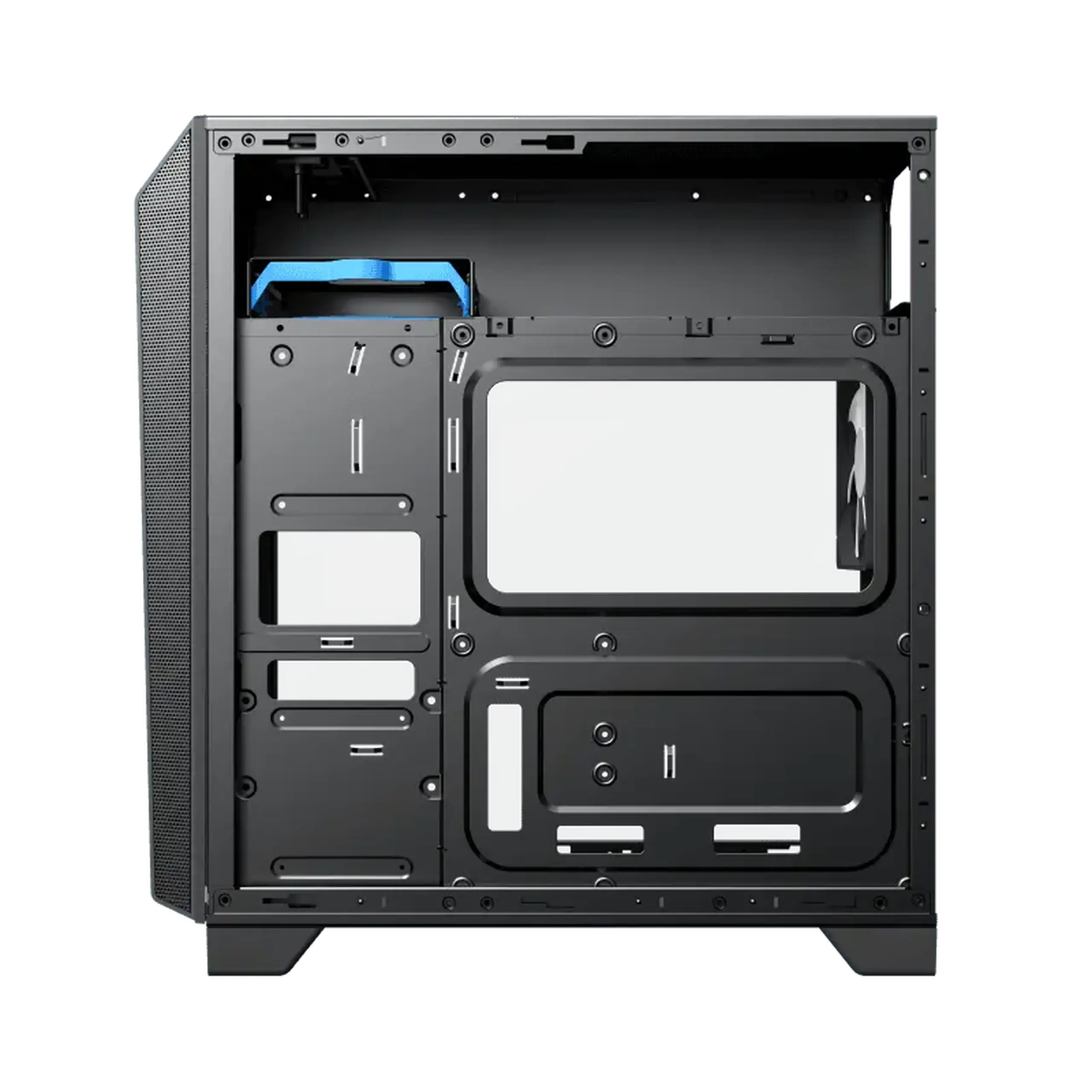 Carcasă PC Gamemax Nova N5, Midi-Tower, Fără PSU, Negru