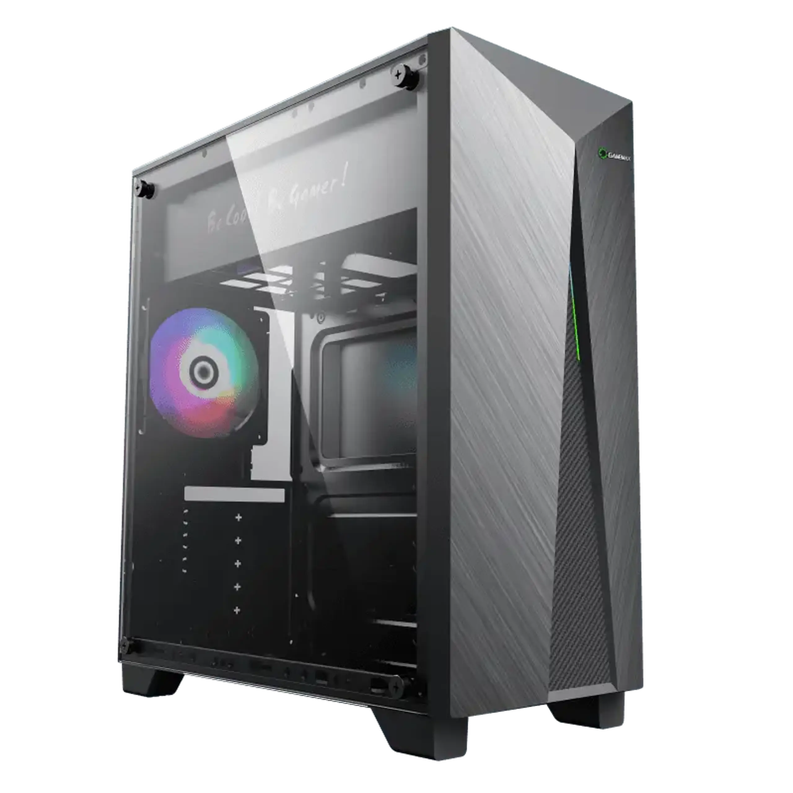 Carcasă PC Gamemax Nova N6, Midi-Tower, Fără PSU, Negru
