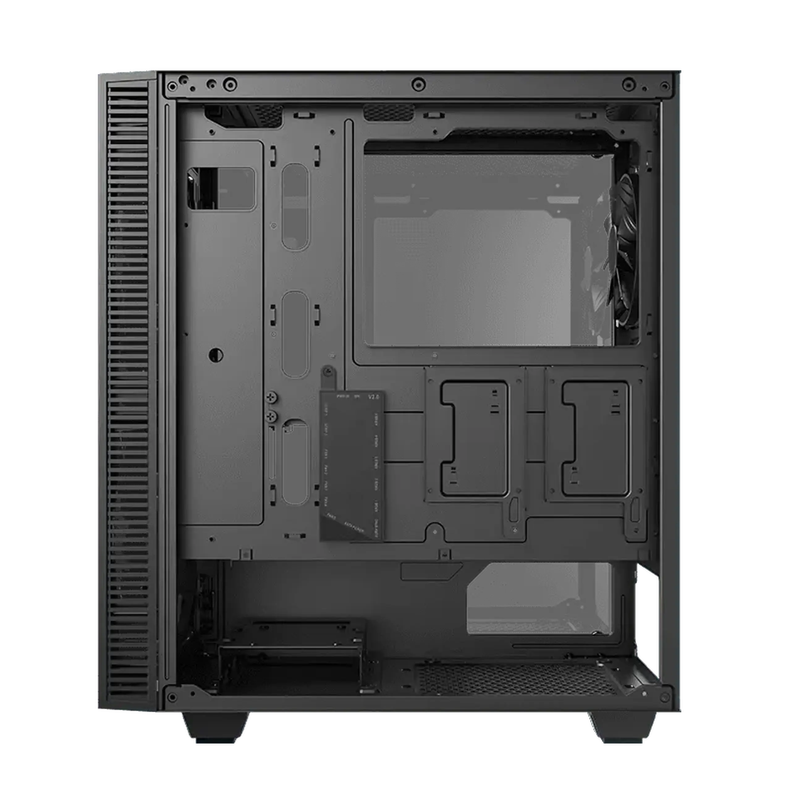 Carcasă PC Gamemax Draco XD, Midi-Tower, Fără PSU, Negru
