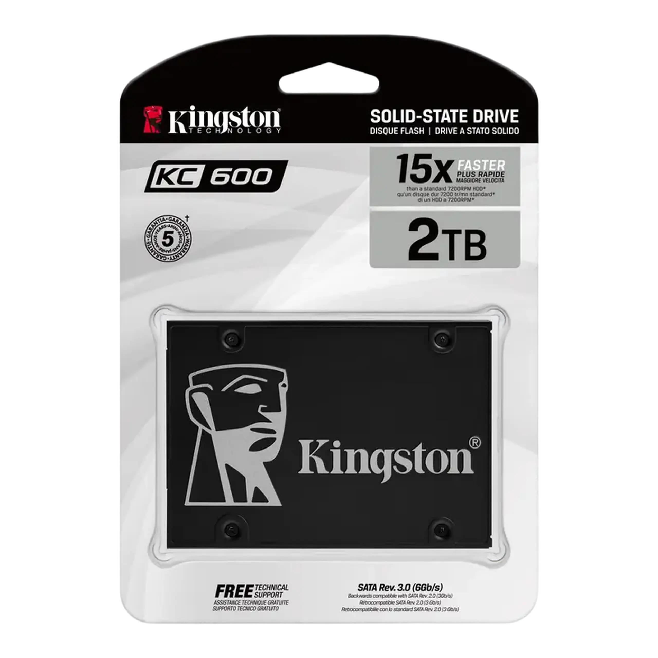 Unitate SSD Kingston KC600, 2048GB, SKC600/2048G