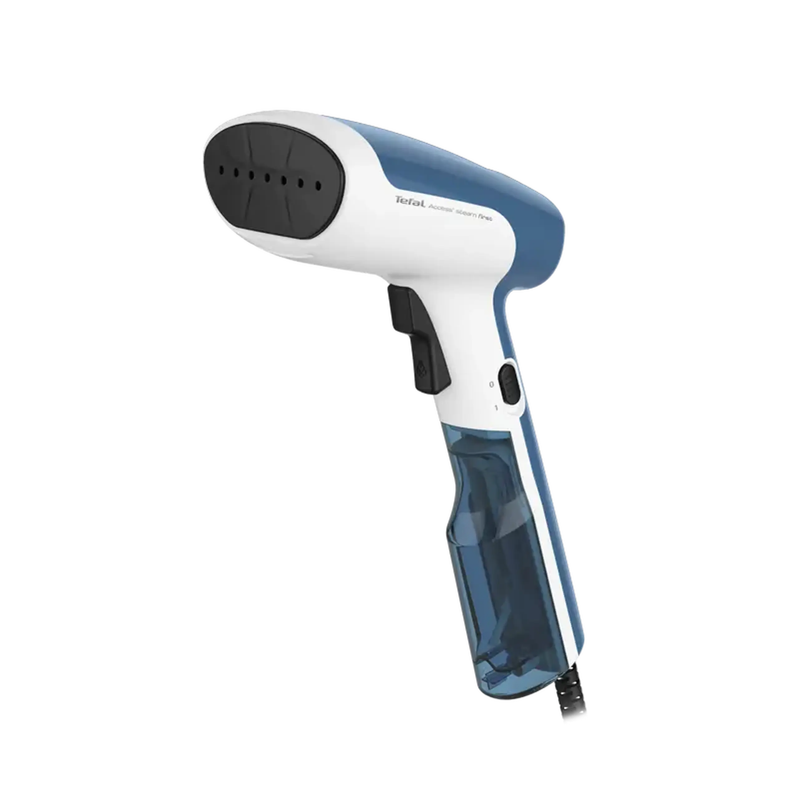Aparat de călcat vertical cu aburi Tefal DT6130E0, Alb Albastru