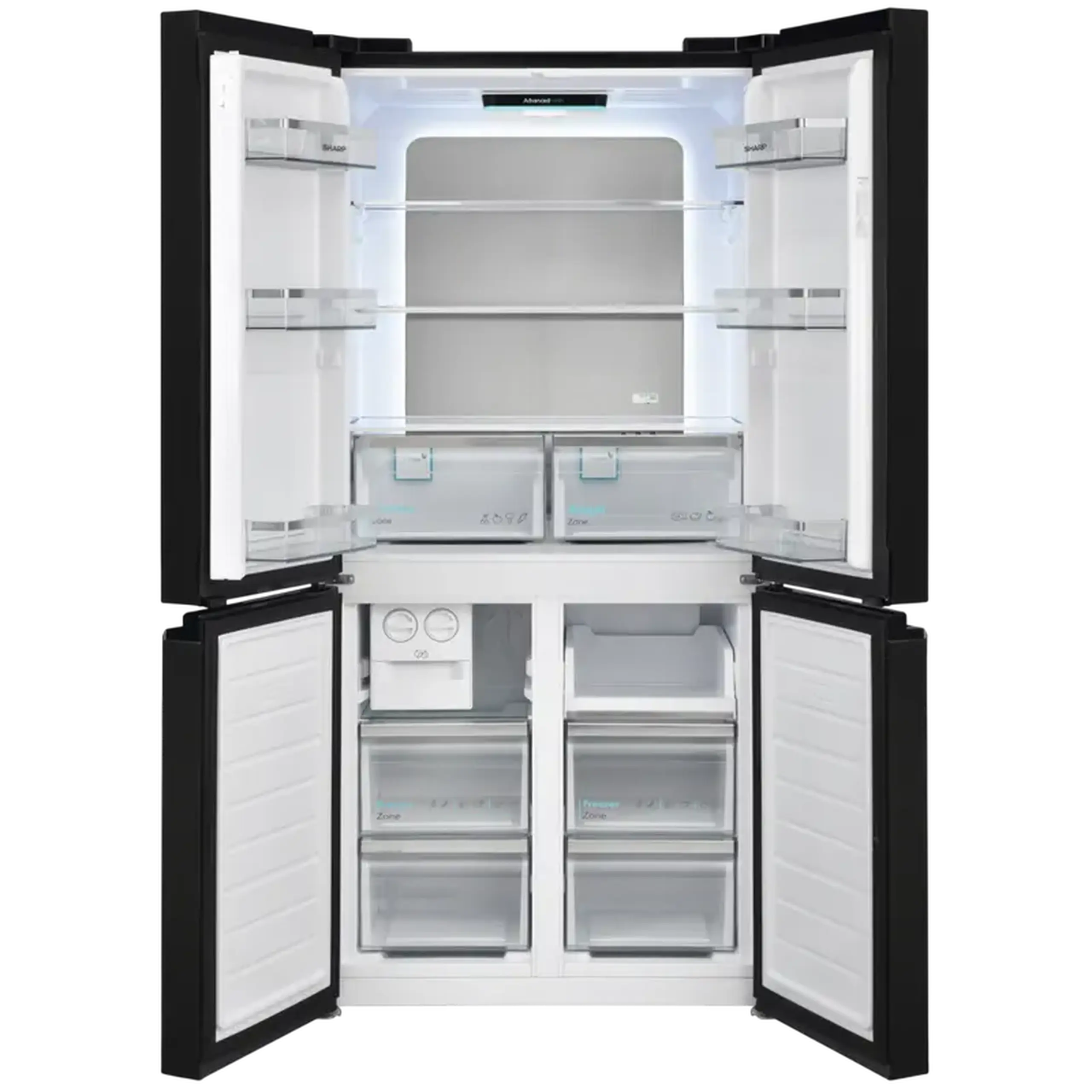 Frigider Sharp SJ-NFA35IHXBD-EU, Negru