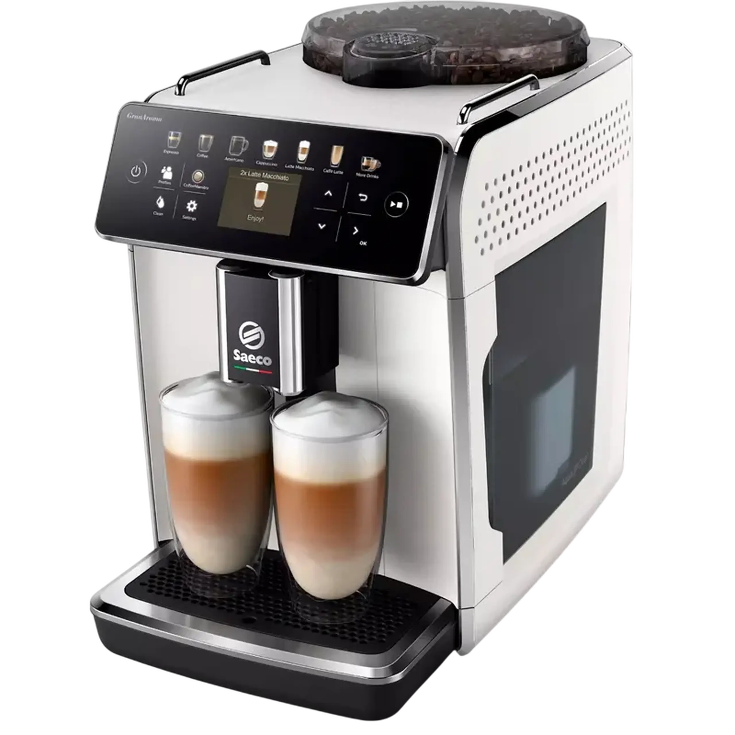 Aparat de cafea Saeco SM6580/20, Alb
