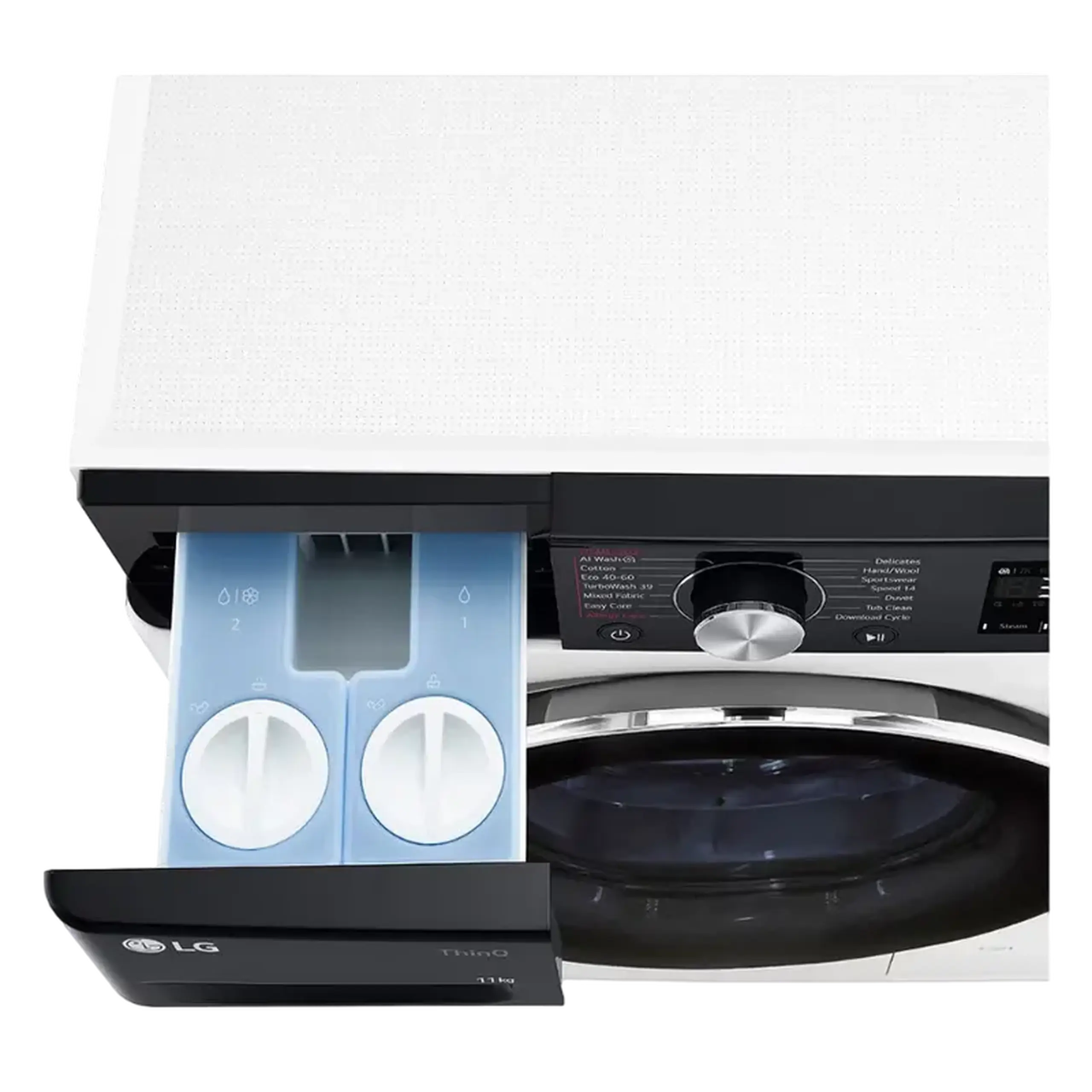 Mașină de spălat LG F4WR711S3HA, 11kg, Alb