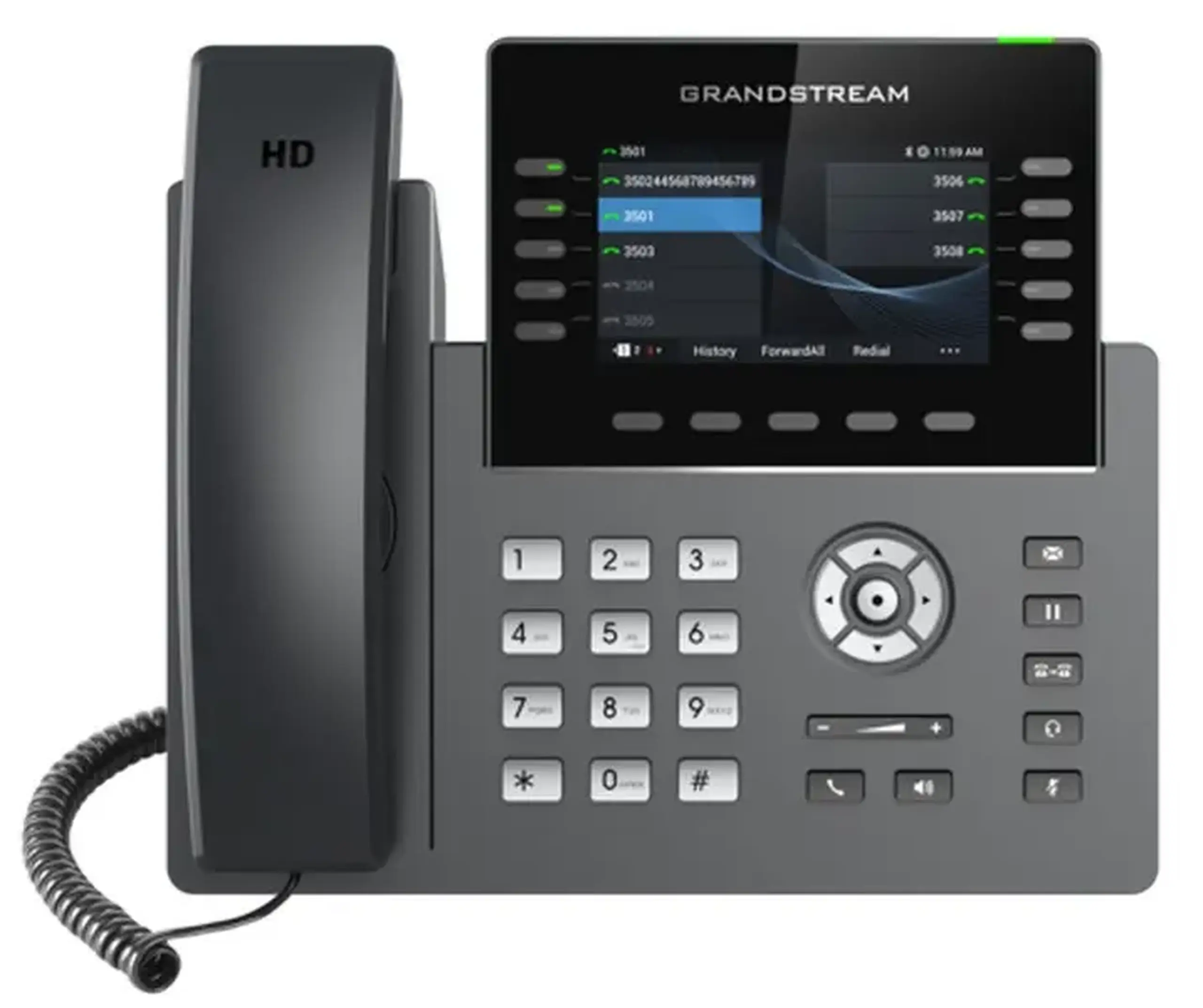 Telefon IP Grandstream GRP2615, Negru