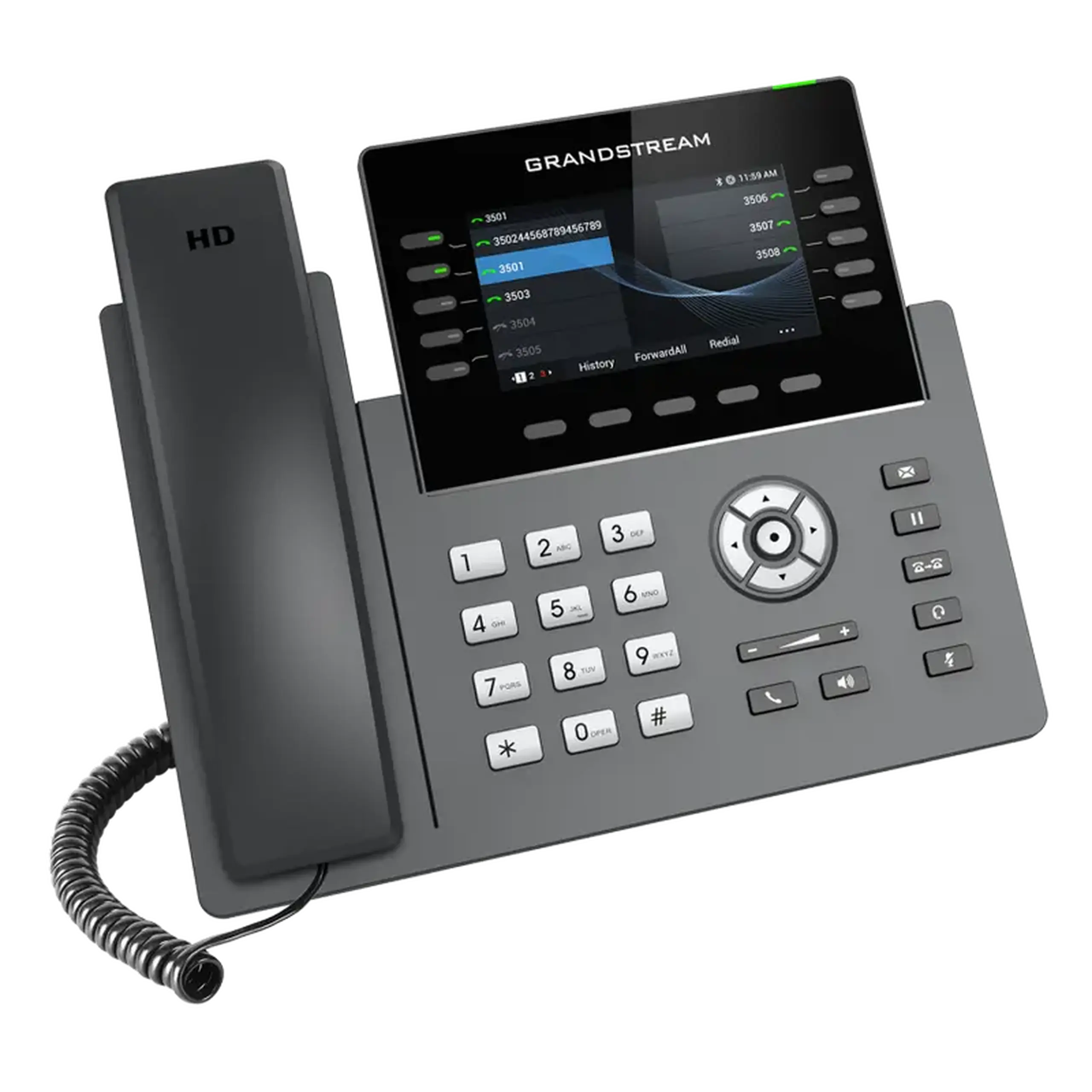 Telefon IP Grandstream GRP2615, Negru