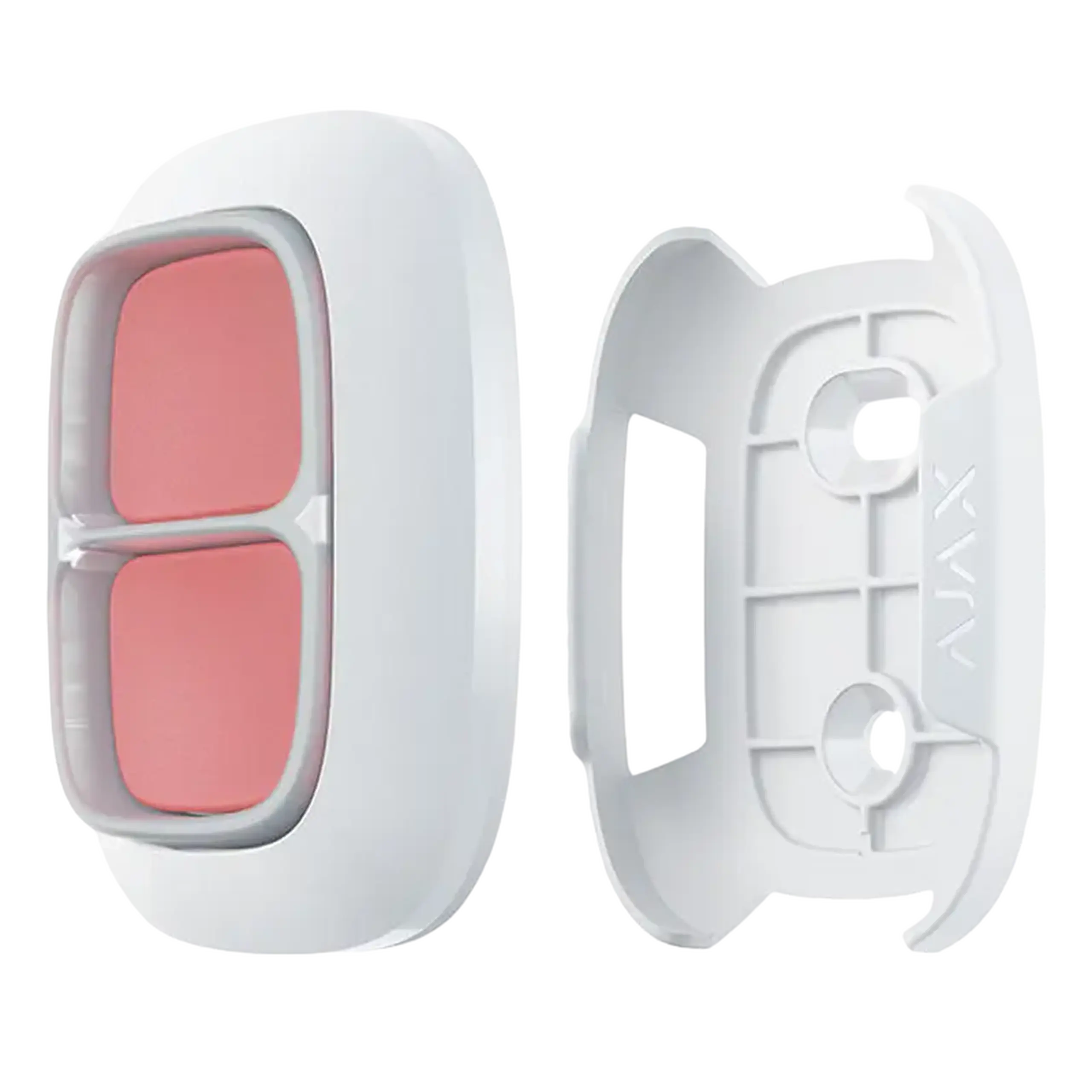 Buton de urgență Ajax DoubleButton, Alb