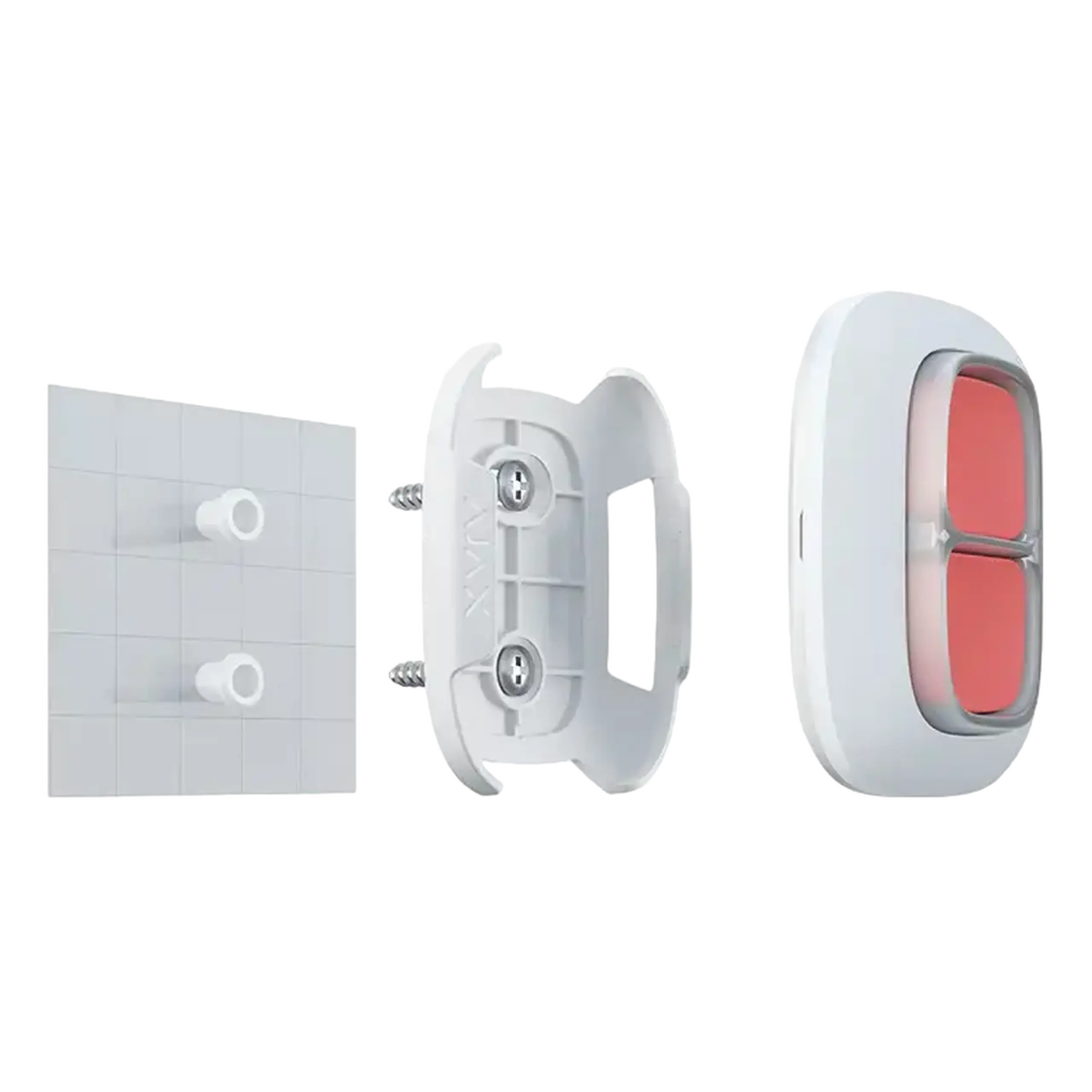 Buton de urgență Ajax DoubleButton, Alb