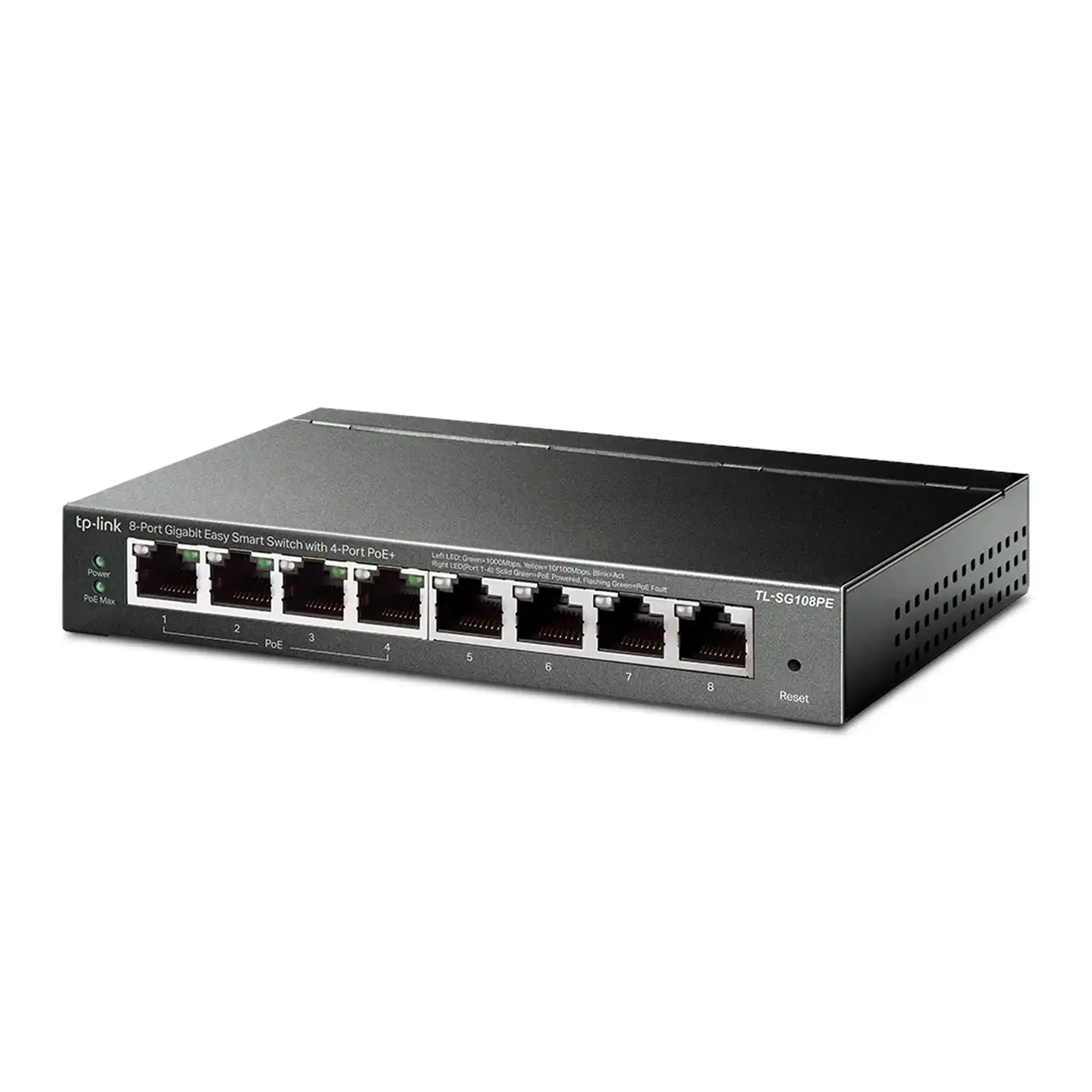 Comutator PoE TP-LINK TL-SG108PE, 4x IEEE 802.3af