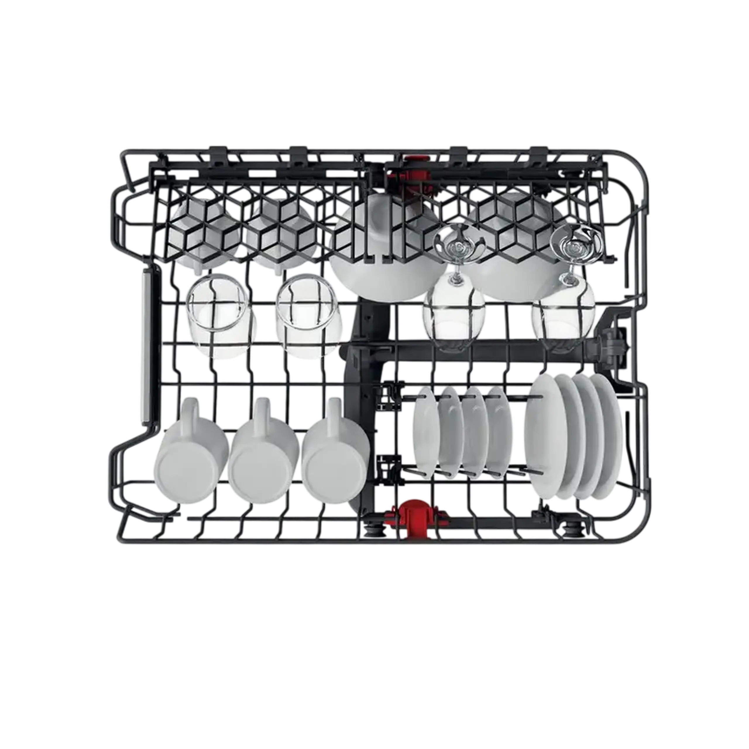 Mașină de spălat vase Whirlpool WSBO 3O34 PF X, Oțel inoxidabil