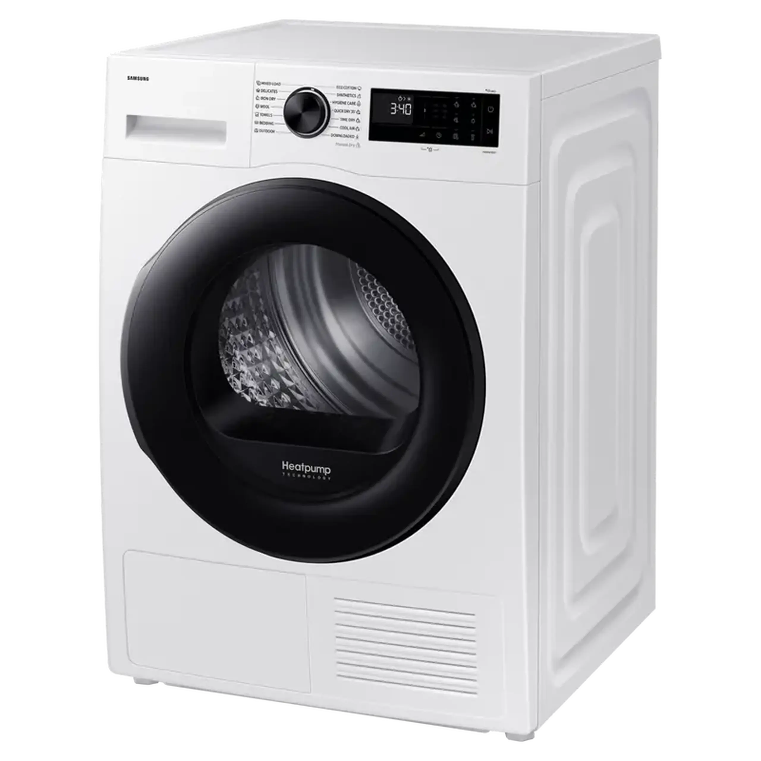 Uscător de rufe Samsung DV90DG52A0AELE, 9kg, Alb