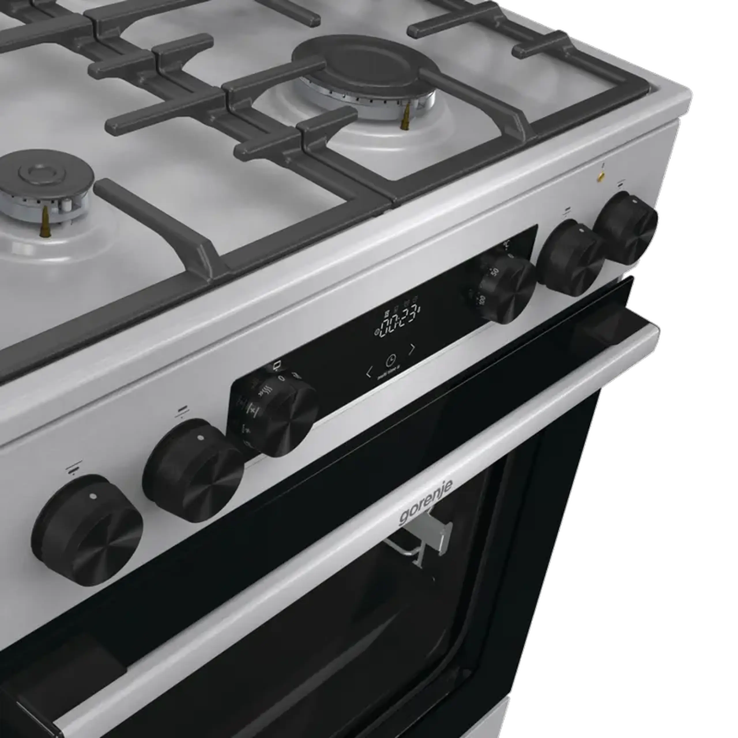 Aragaz Mixt Gorenje GKS6C71XF, Oțel inoxidabil
