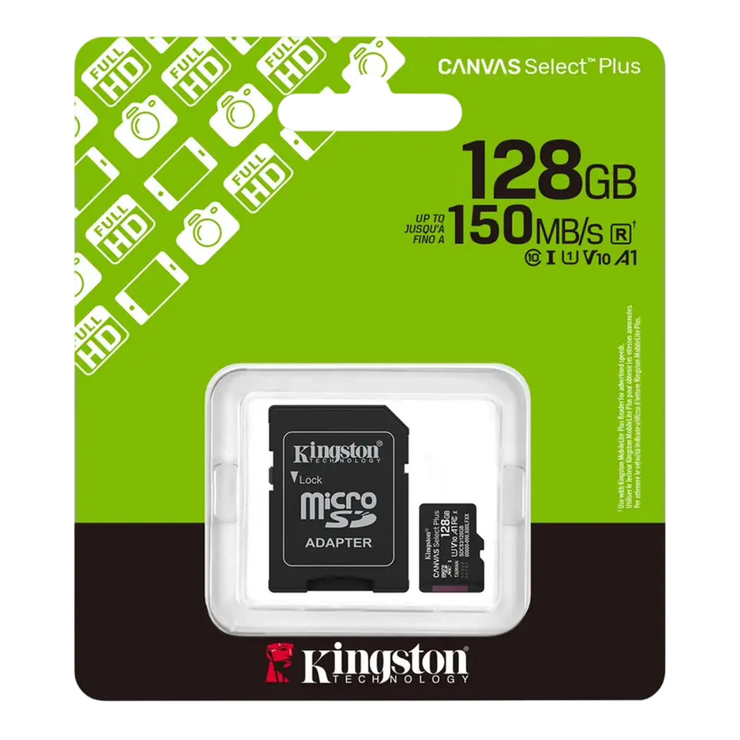 Card de Memorie Kingston Canvas Select Plus, 128GB (SDCS3/128GB)
