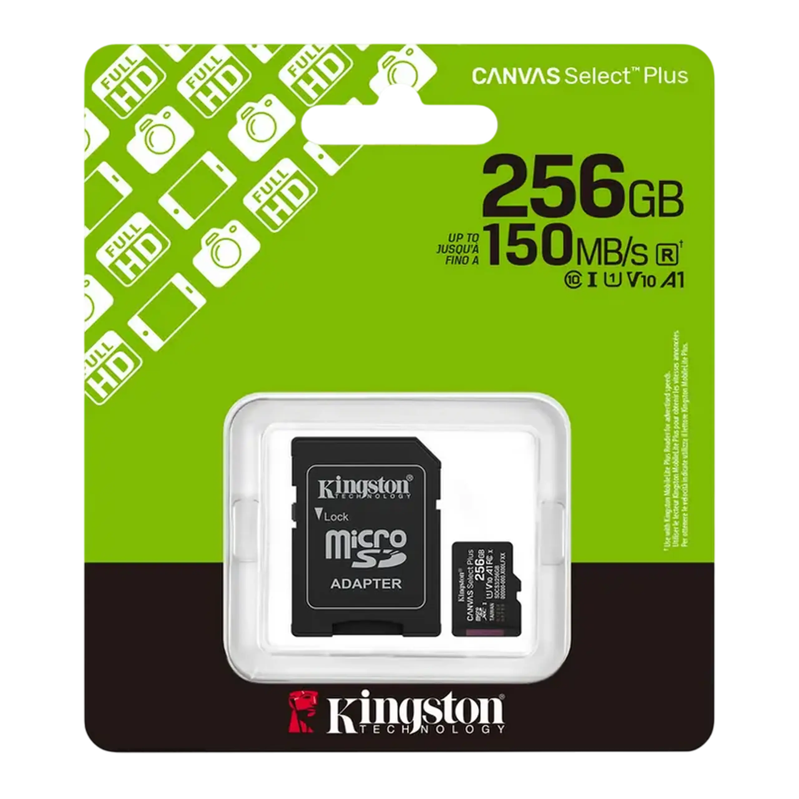 Card de Memorie Kingston Canvas Select Plus, 256GB (SDCS3/256GB)